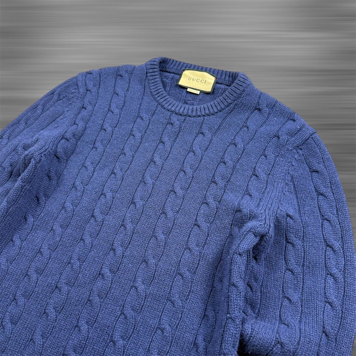 Gucci Gucci Striped Cable-knit Cashmere Sweater Size US S / EU 44-46 / 1 - 2 Thumbnail