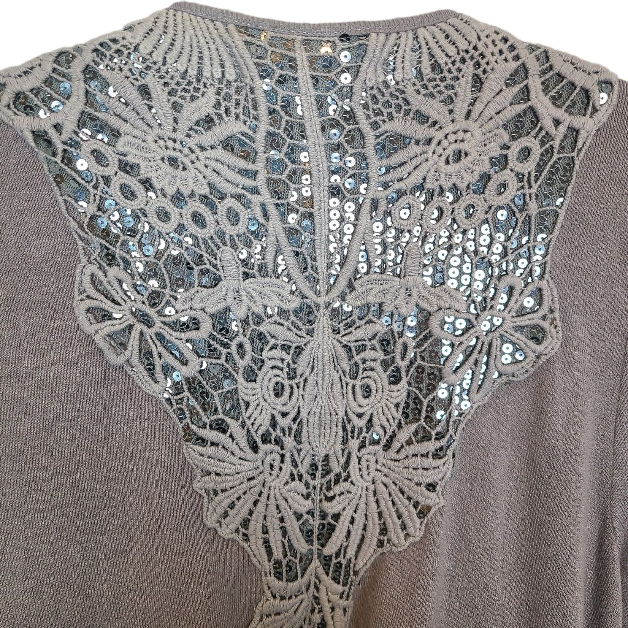 Pretty Green Vintage My Pretty Angel Y2K Floral Crochet Lace Fairy Grunge Size L / US 10 / IT 46 - 10 Thumbnail