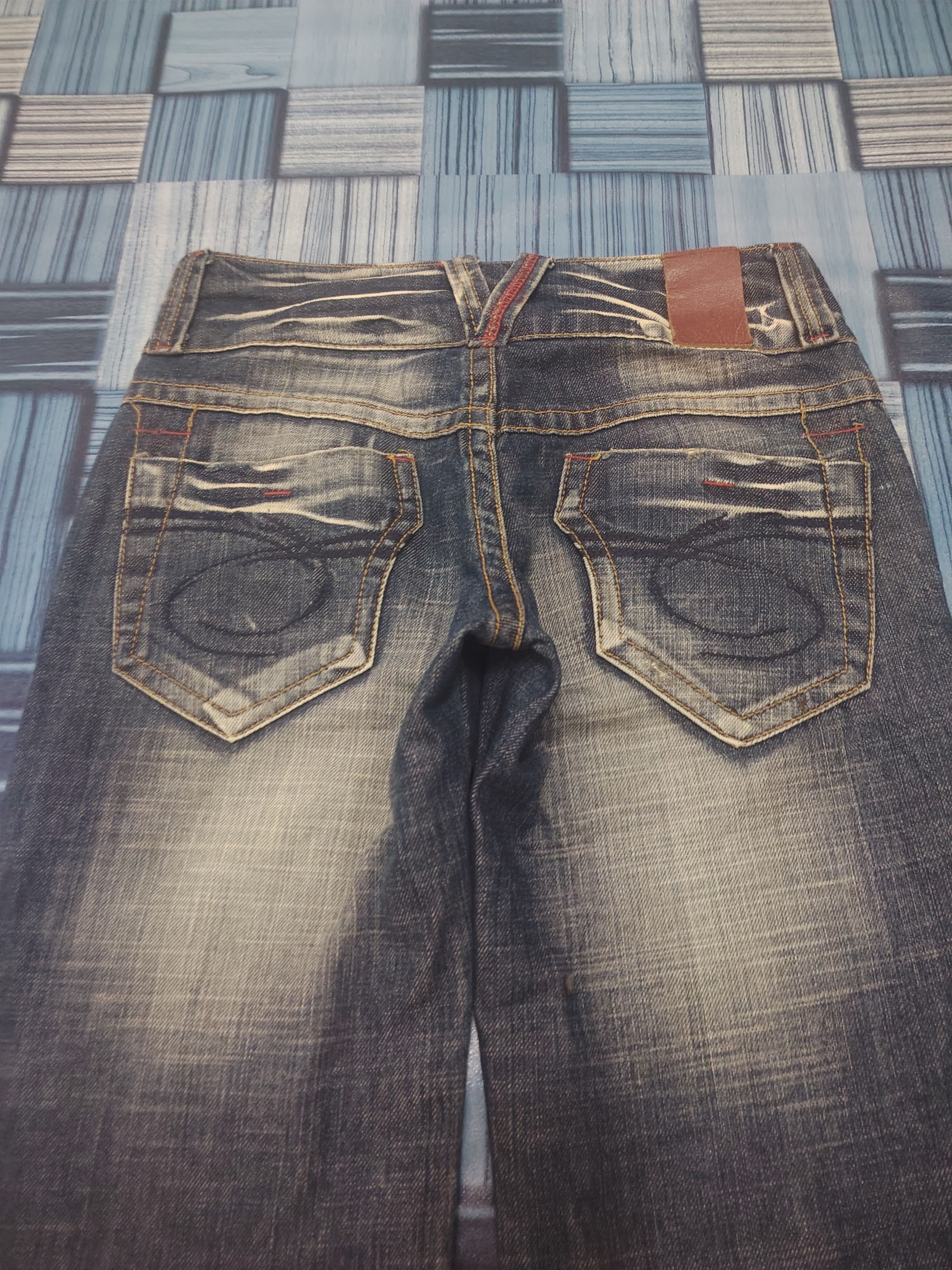 If Six Was Nine Vtg Red Pepper Flared jeans Distressed Jeans Size 28" / US 6 / IT 42 - 16 Thumbnail