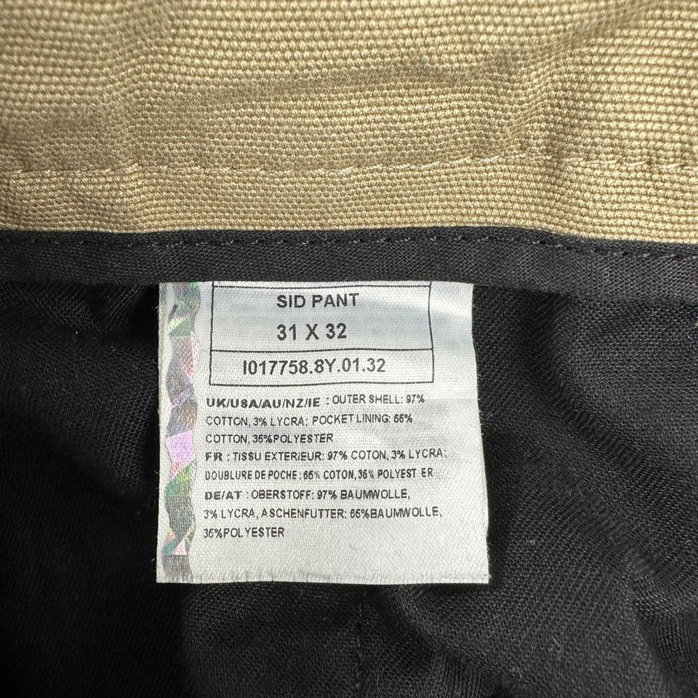 Carhartt Carhartt Sid Pant Tan Slim Pants Men’s Size 31 x 32 Size US 31 - 3 Thumbnail