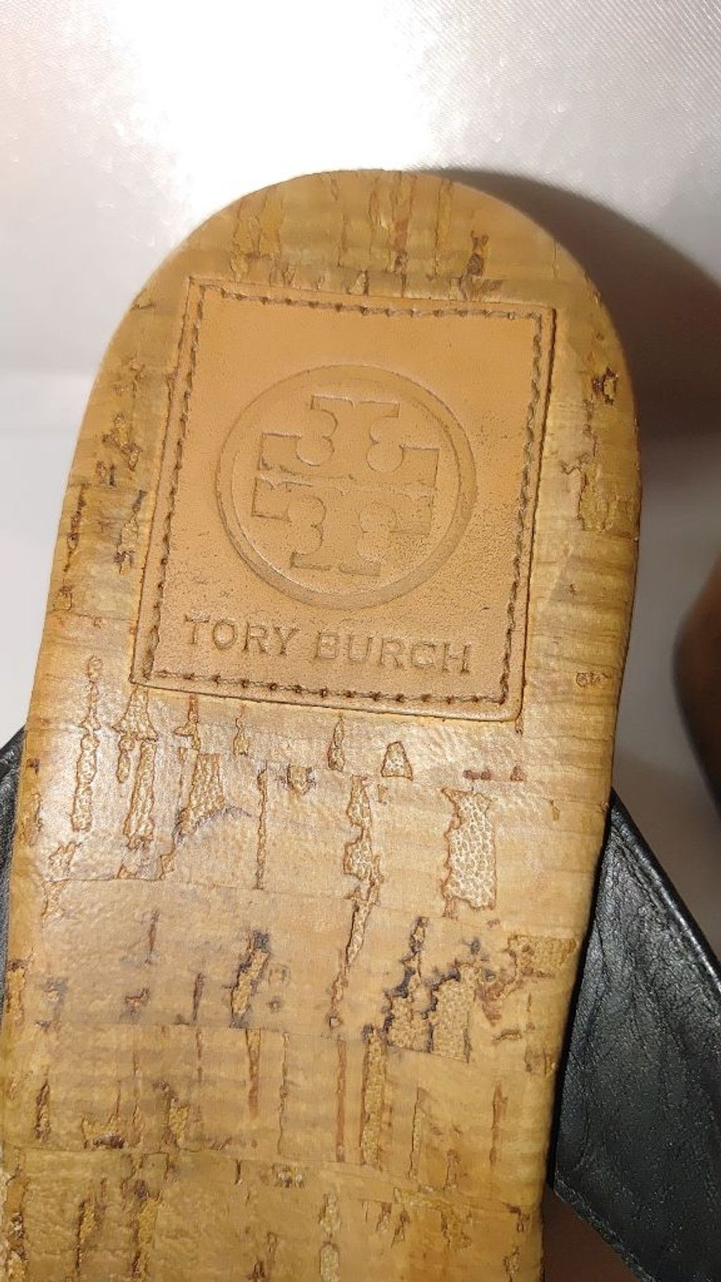 Tory Burch Tory Burch Salem Napa Leather & Cork Wedge Sandals Size 9M Size US 9 / IT 39 - 7 Thumbnail