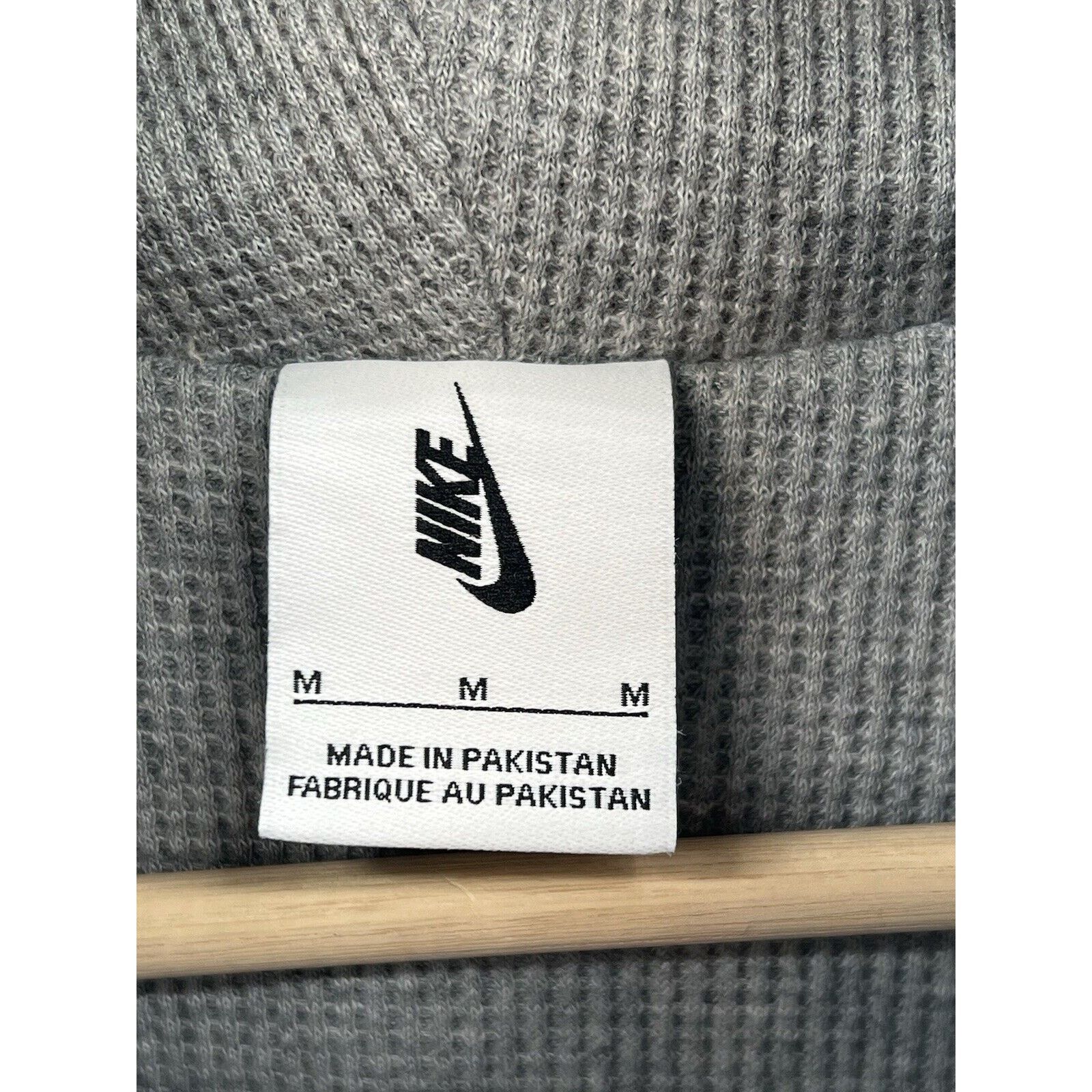 Nike Nike Solo Swoosh Thermal Heather Gray Hoodie Oversized Size US M / EU 48-50 / 2 - 3 Thumbnail