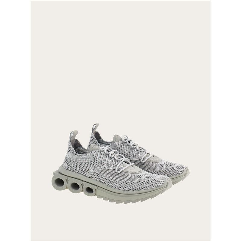 Salvatore Ferragamo o1s1rm0924 Nima Running Low-Top Sneakers in Grey Size US 8 / EU 41 - 4 Thumbnail