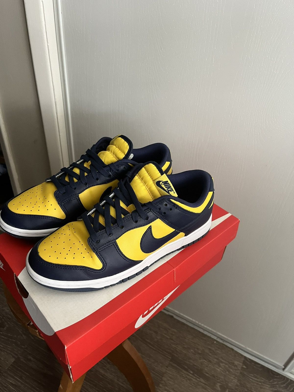 Nike Size 8.5 - Nike Dunk Low Michigan 2021 Size US 8.5 / EU 41-42 - 15 Thumbnail