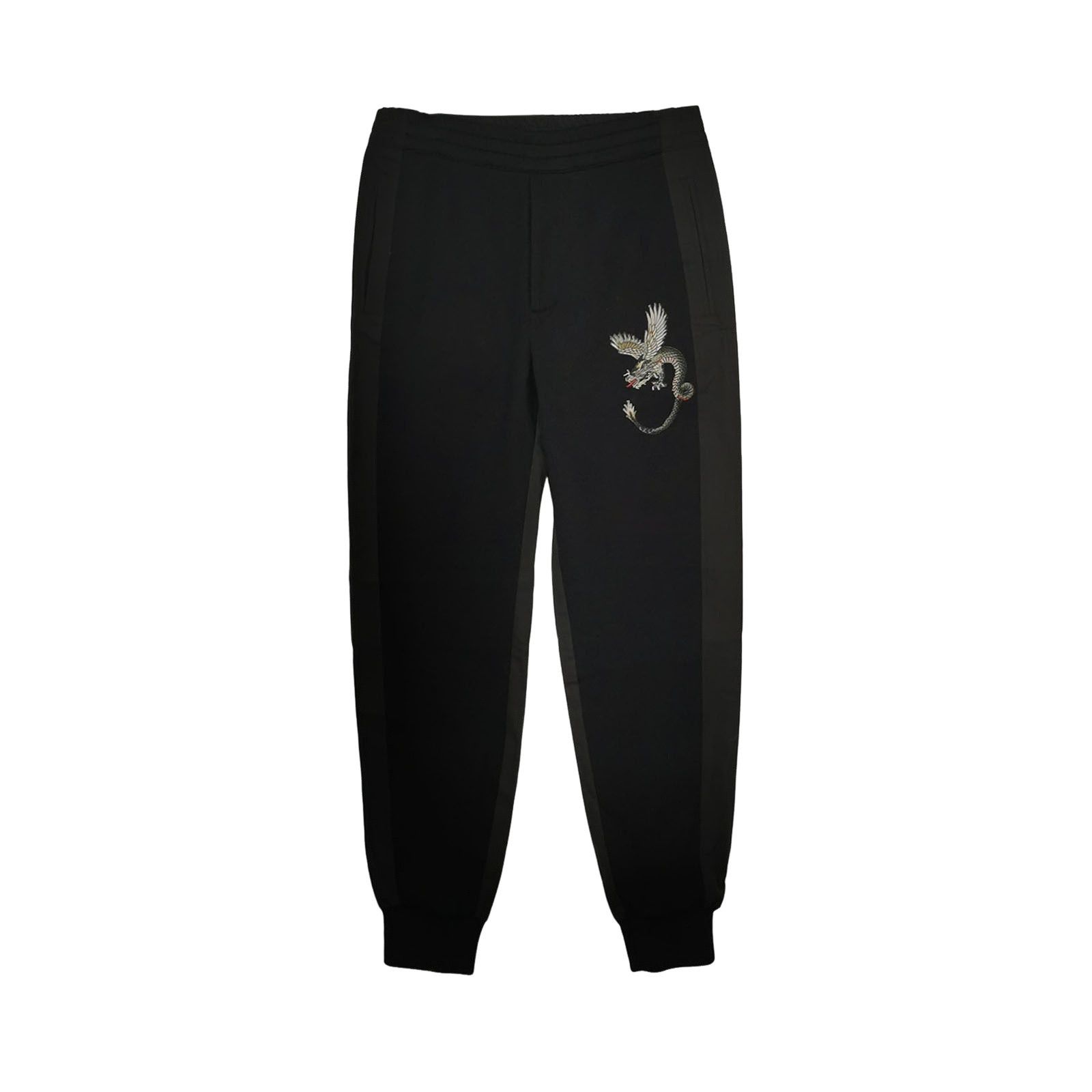 Alexander McQueen Alexander McQueen Dragon Embroidered Casual Pants S Size US 30 / EU 46 - 1 Thumbnail