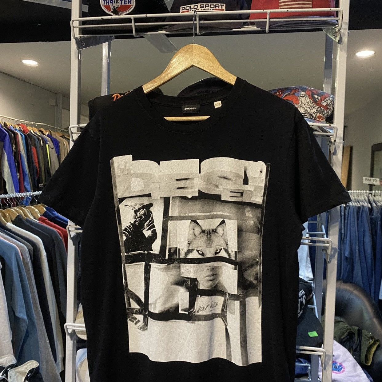 Diesel Vintage Diesel T-Diego-HF Graphic T-shirt Size US L / EU 52-54 / 3 - 3 Thumbnail