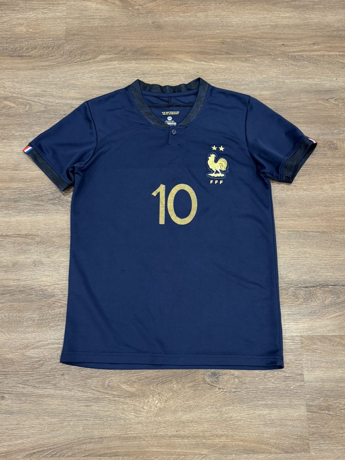 France 2022 World Cup Mbappé 10 Home Shirt