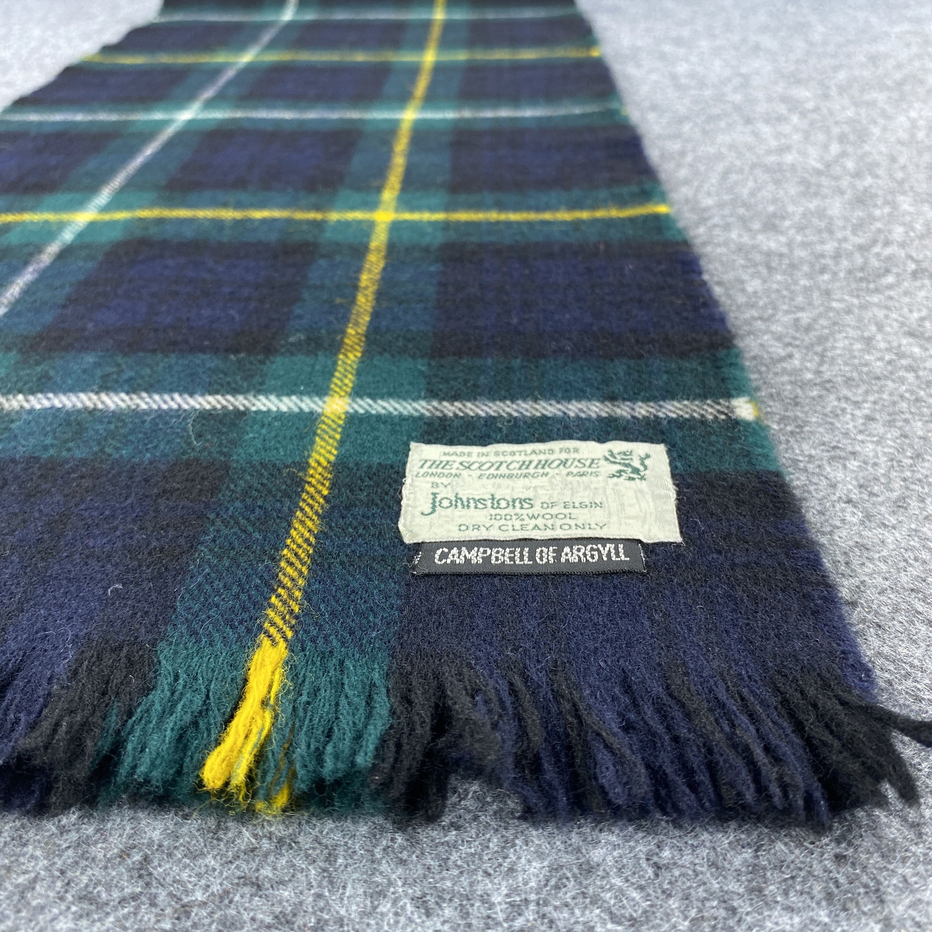 Johnstons Of Elgin × Vintage Johnstons of Elgin Scarf # Muffler # Neckwear # z # D517 Size ONE SIZE - 6 Thumbnail