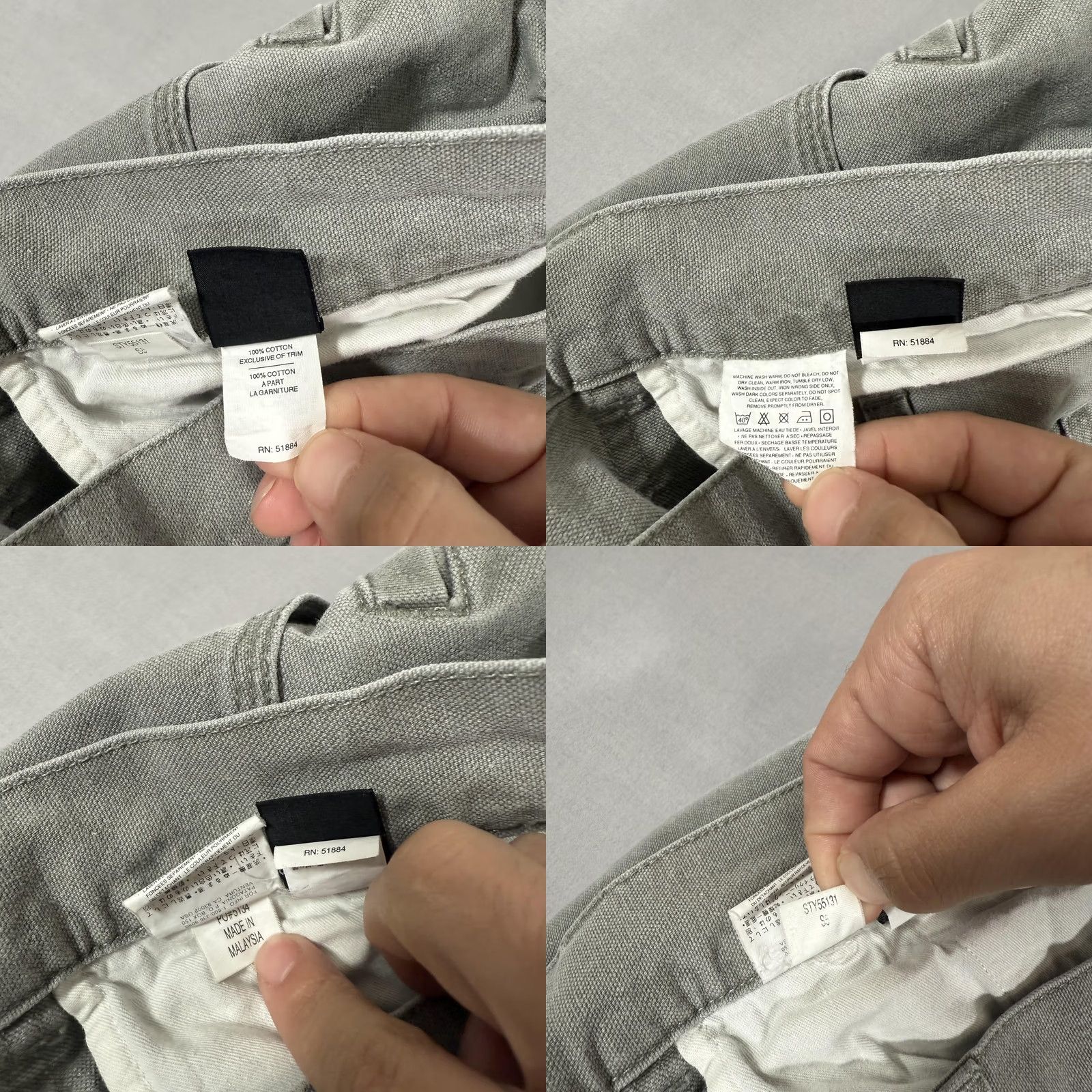 Patagonia VINTAGE Patagonia Pants Mens 36x34 Gray Canvas Outdoor 90s Size US 36 / EU 52 - 9 Thumbnail
