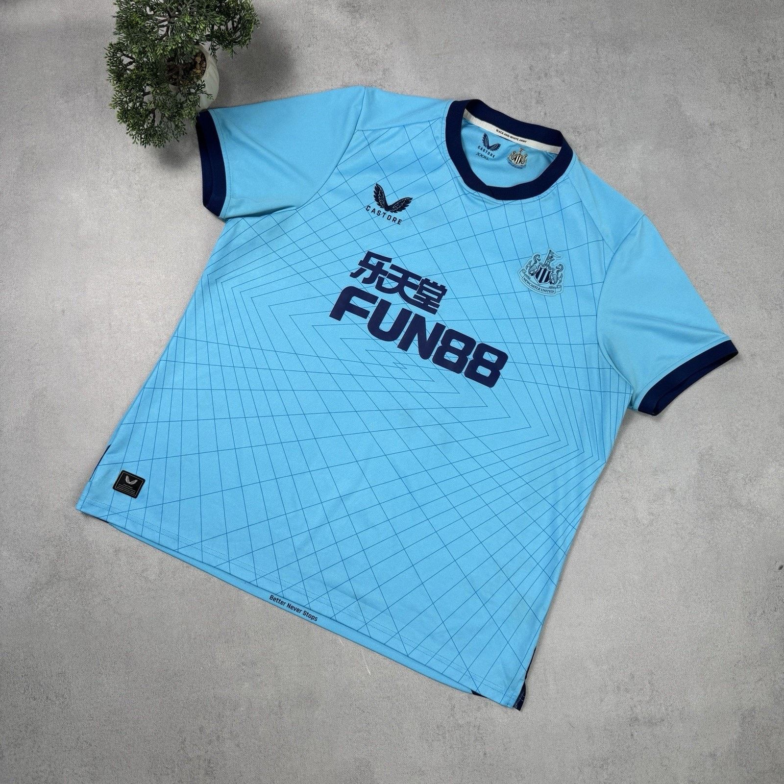 Castore Newcastle United FC Third Jersey Siccer Football 2021 2022 Size US XXL / EU 58 / 5 - 1 Thumbnail
