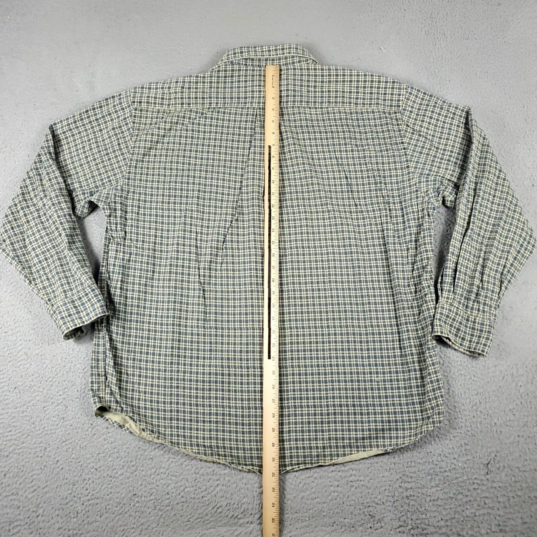 American Eagle Outfitters VINTAGE American Eagle Outfitters Shirt Men XL Blue Plaid Button-Up Long Sleeve Size US XL / EU 56 / 4 - 3 Thumbnail