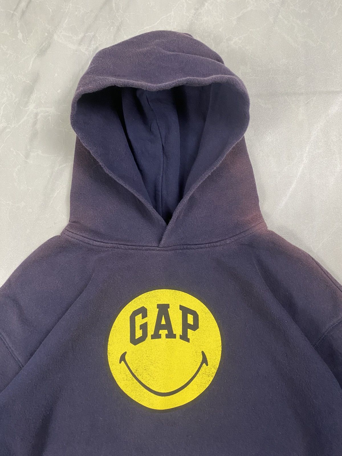 Gap Gap x Smiley World Sunfaded Boxy Pullover Size S / US 4 / IT 40 - 2 Thumbnail