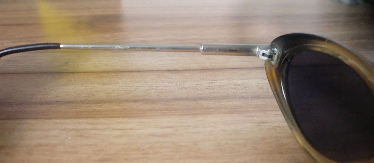 Designer Evita Peroni Transparent Yellow Cat-Eye Sunglasses Size ONE SIZE - 8 Thumbnail