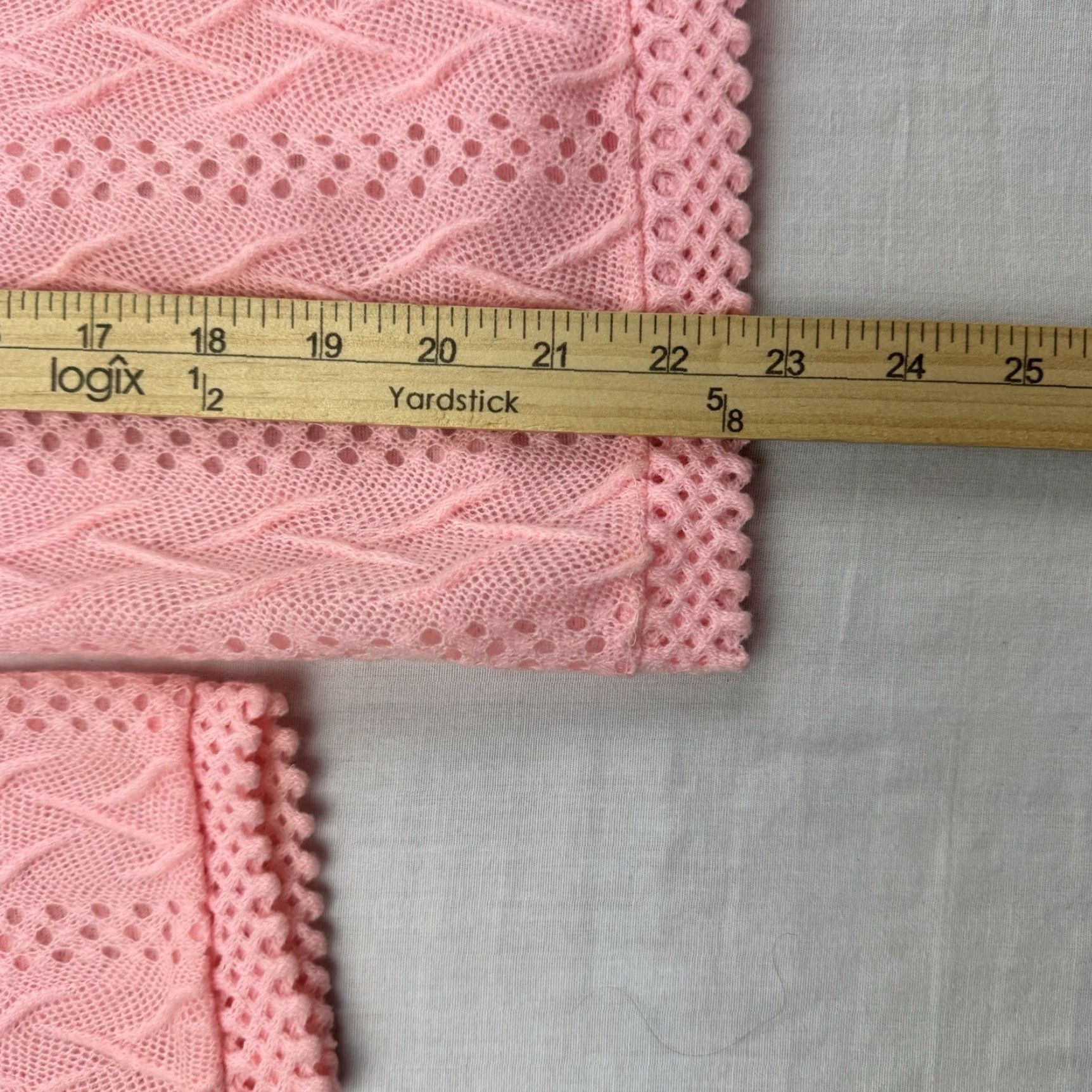 Vintage VINTAGE Miss Holly Cardigan Shirt 1960s Pink Small L Lace 60s Decade Cottage Core Womens Size L / US 10 / IT 46 - 5 Thumbnail