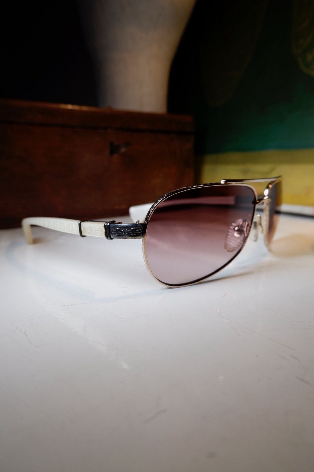 Chrome Hearts Chrome Hearts " Baby Beast " sunglasses Size ONE SIZE - 6 Thumbnail