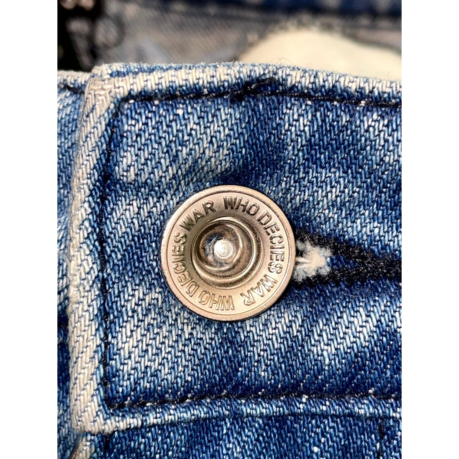Who Decides War Who Decides War Path Denim Light Wash Jeans Size US 34 / EU 50 - 6 Thumbnail