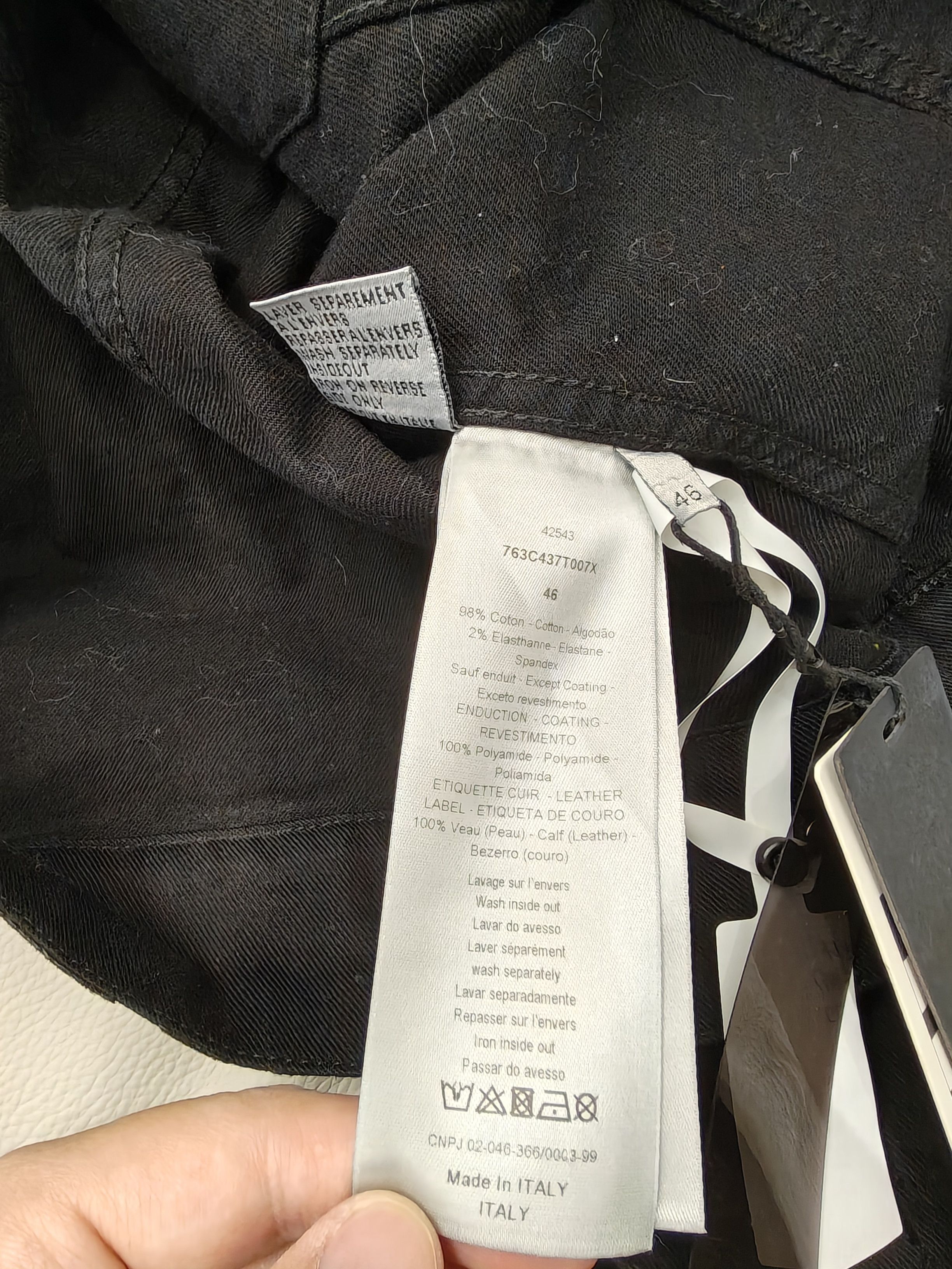 Dior Dior Homme By Hedi Black Distressed Denim Jacket Size 46 Size US S / EU 44-46 / 1 - 10 Thumbnail