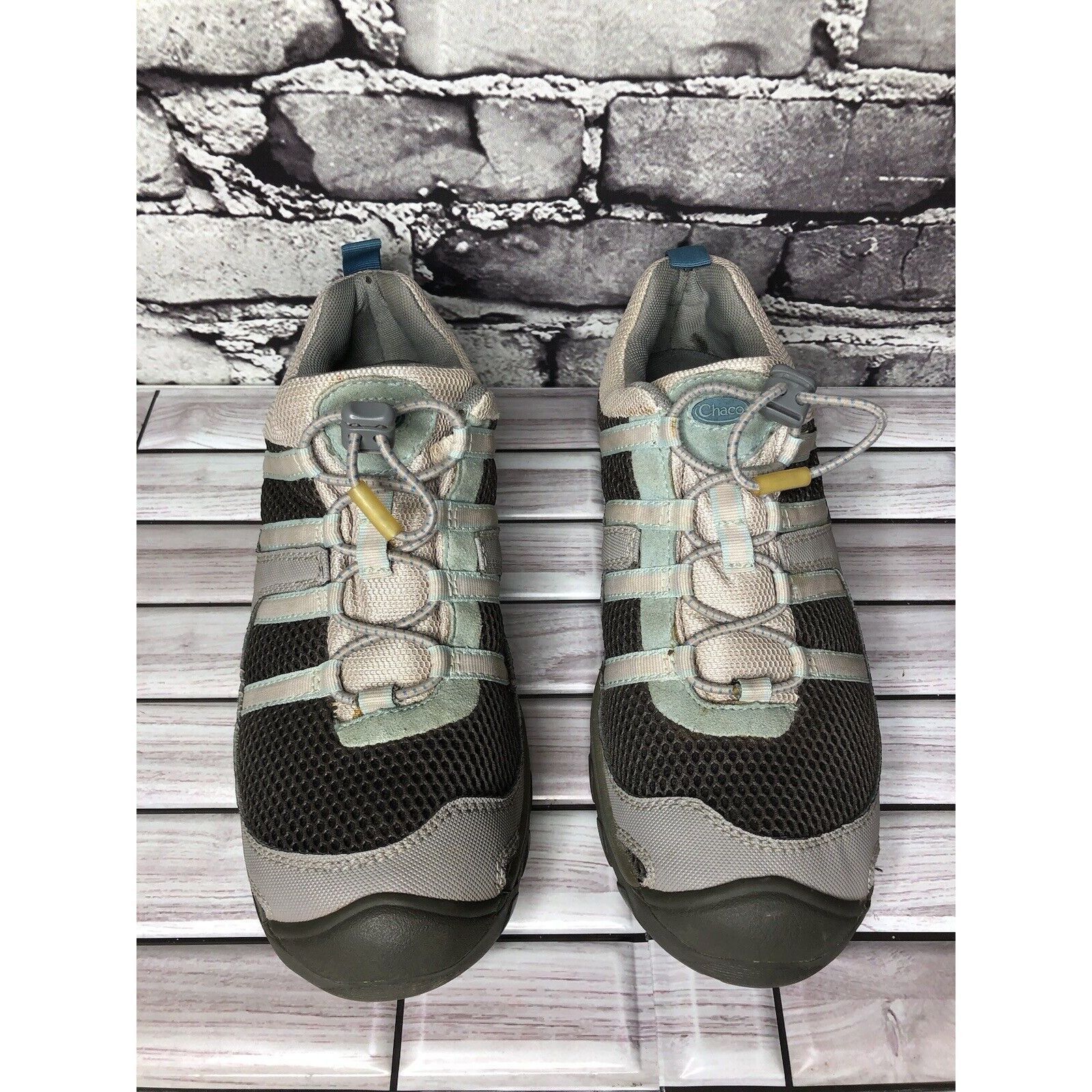 Chaco Chaco Suntrail Mist Gray Mesh Blue Casual Trail Hiking Shoes Size US 7.5 / IT 37.5 - 17 Thumbnail