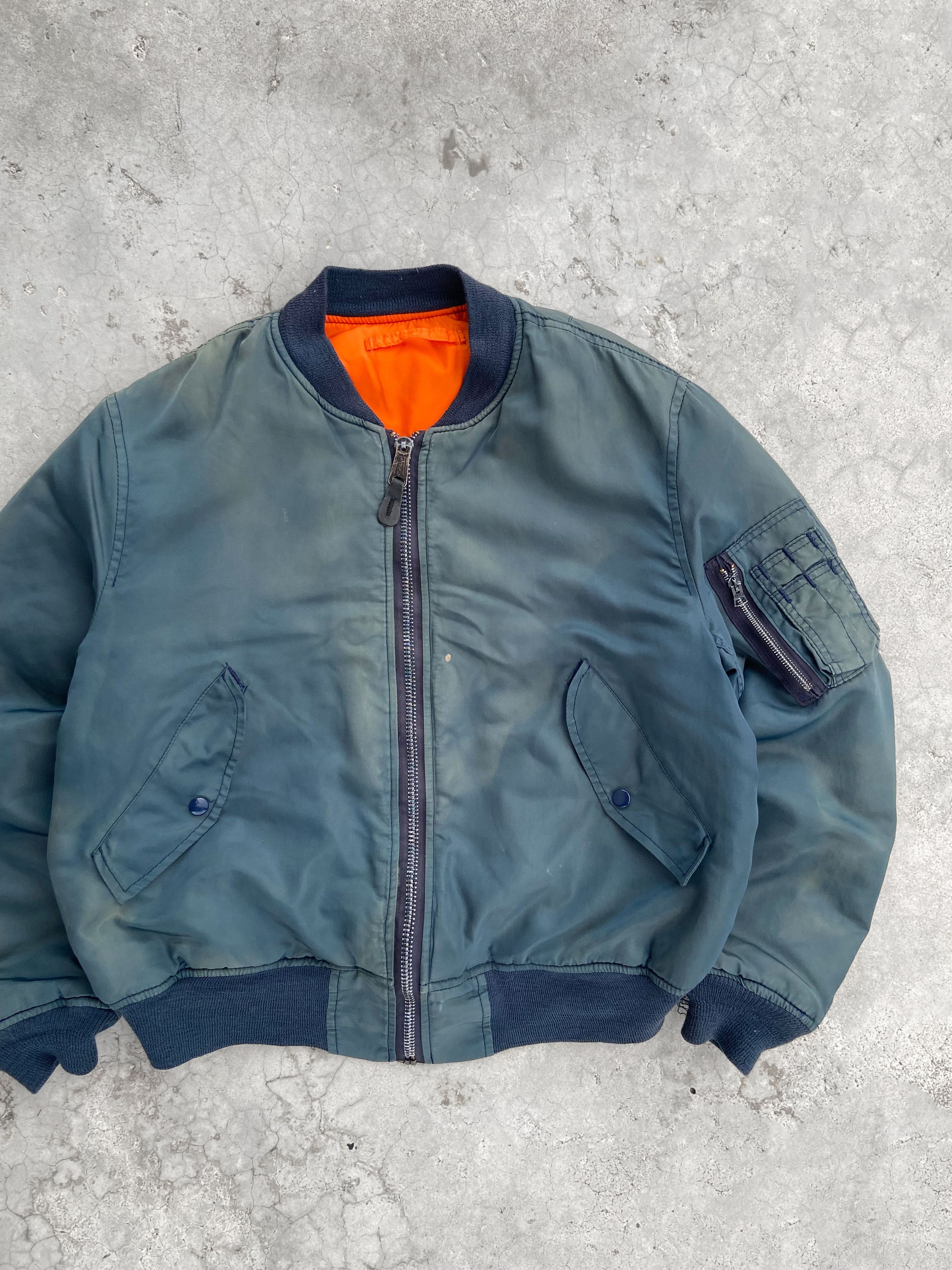 Other Faded Reversible Ma-1 Bomber Jacket Size US M / EU 48-50 / 2 - 4 Thumbnail
