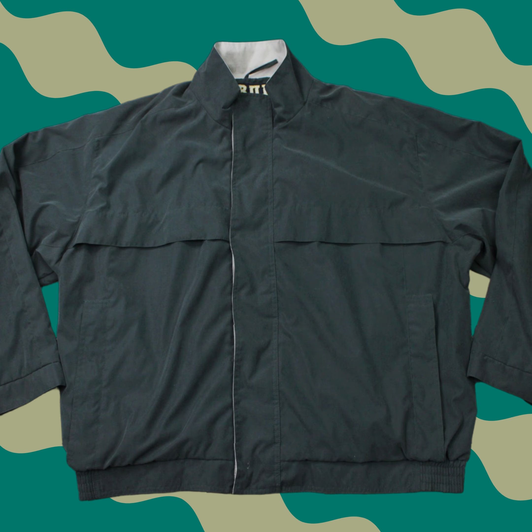 Equipment VINTAGE Bum Equipment Jacket Mens 3XL Green Full Zip 90s Vented Windbreaker Coat Size US XXL / EU 58 / 5 - 1 Thumbnail