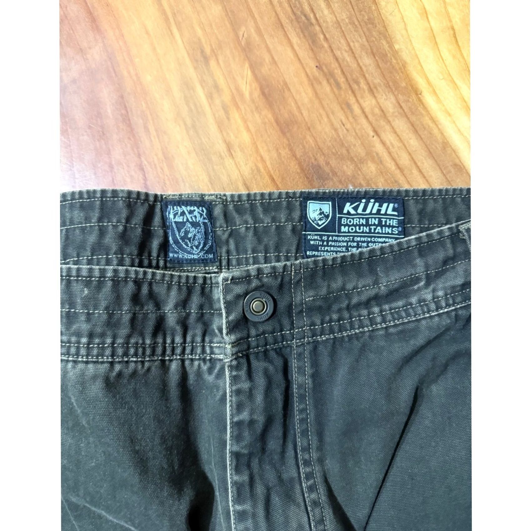 Denime Kuhl RYDR Pants Men's 42 x 32 Cotton Denim Brown Outdoor Hiking The Law WW9 Size US 42 / EU 58 - 3 Thumbnail