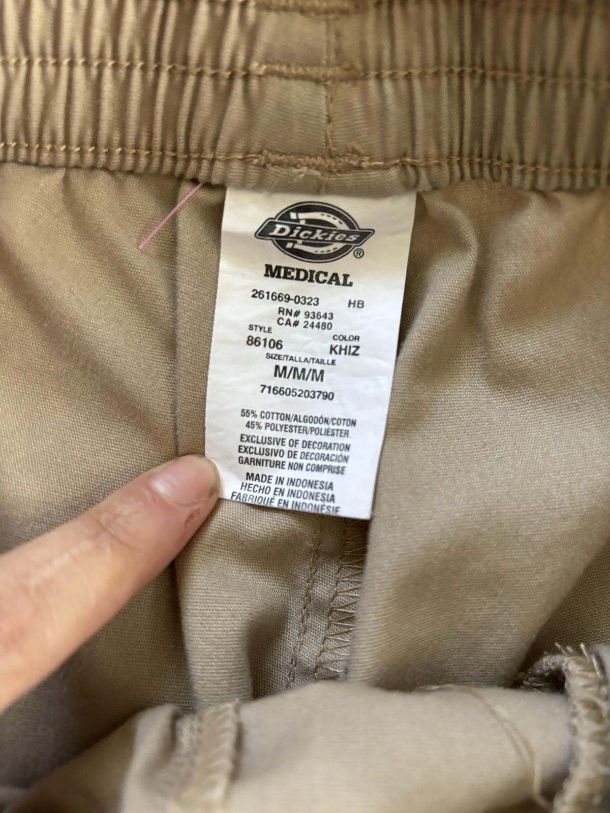 Dickies Dickies Essntials Khaki Cargo Pants M Size 32" / US 10 / IT 46 - 5 Thumbnail