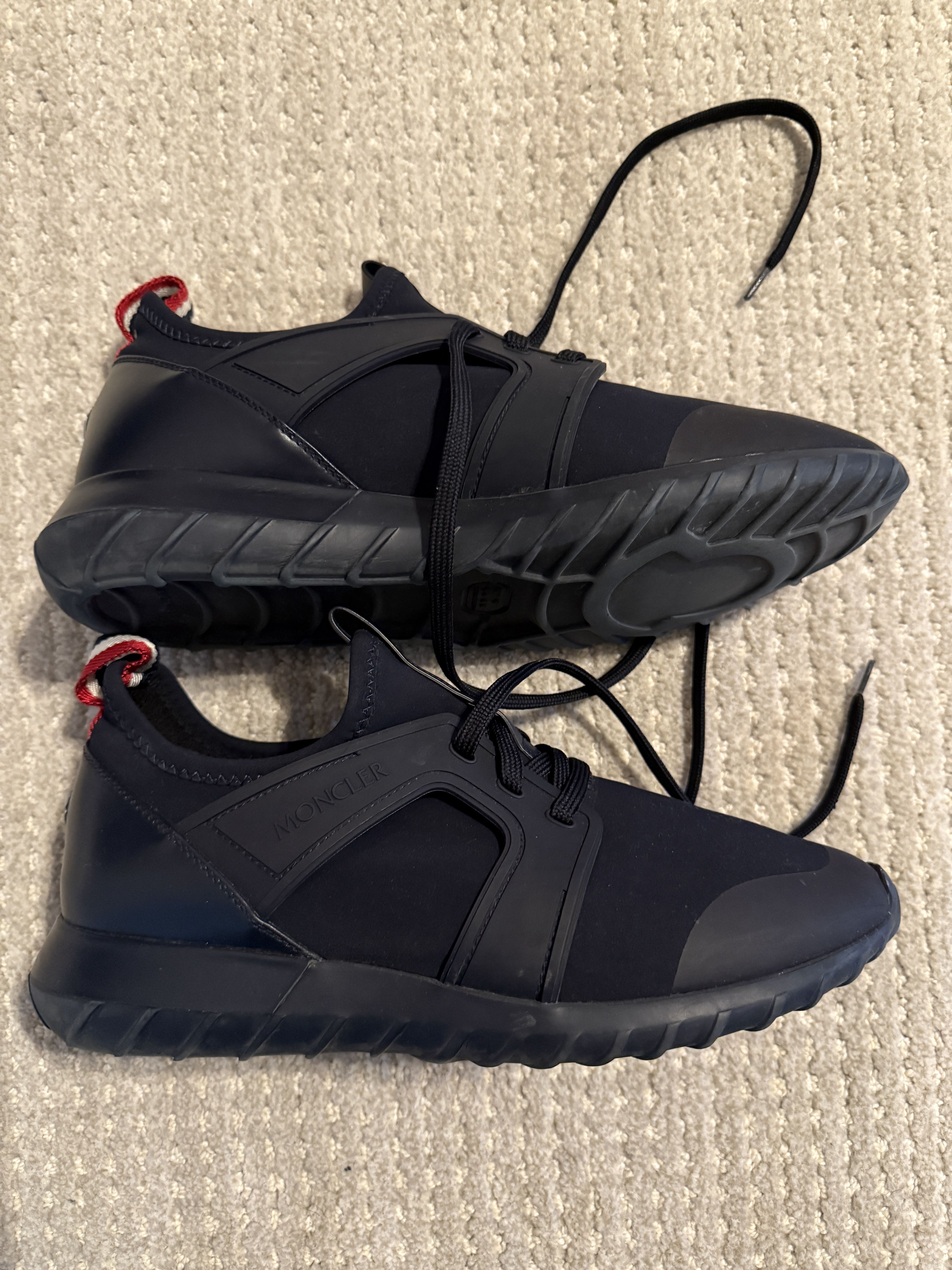 Moncler Moncler Mixed Media Sneakers 9.5 Size US 9.5 / EU 42-43 - 1 Thumbnail