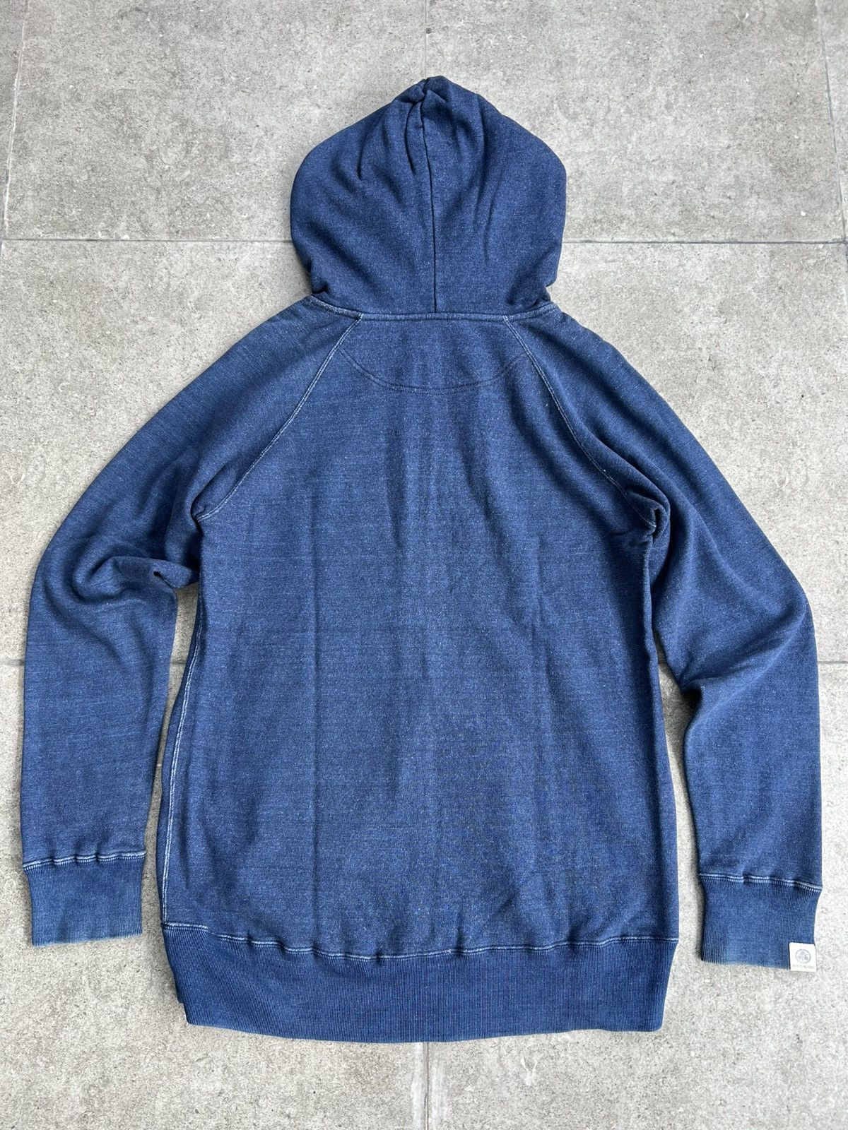 Momotaro Jeans Momotaro Jeans Indigo-dyed Full-zip Hiodie Size US XXL / EU 58 / 5 - 5 Thumbnail