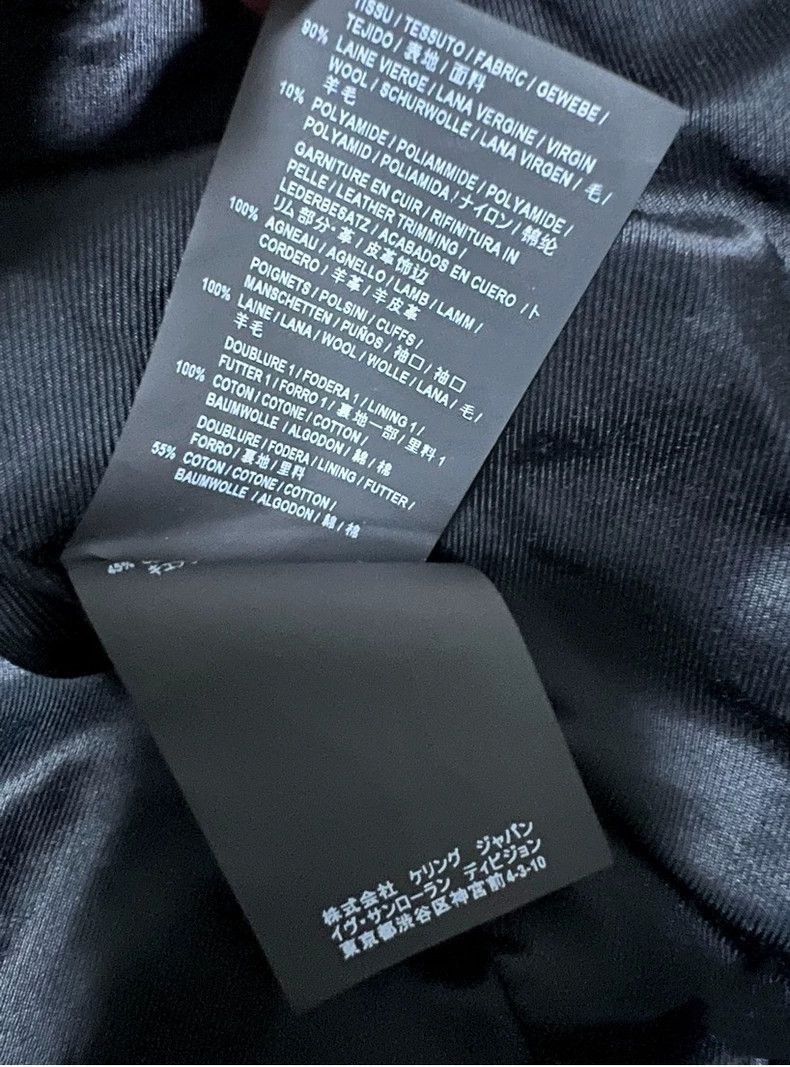 Other Saint Laurent Classic Black and White Baseball Jacket Coat- Size US XS / EU 42 / 0 - 3 Thumbnail