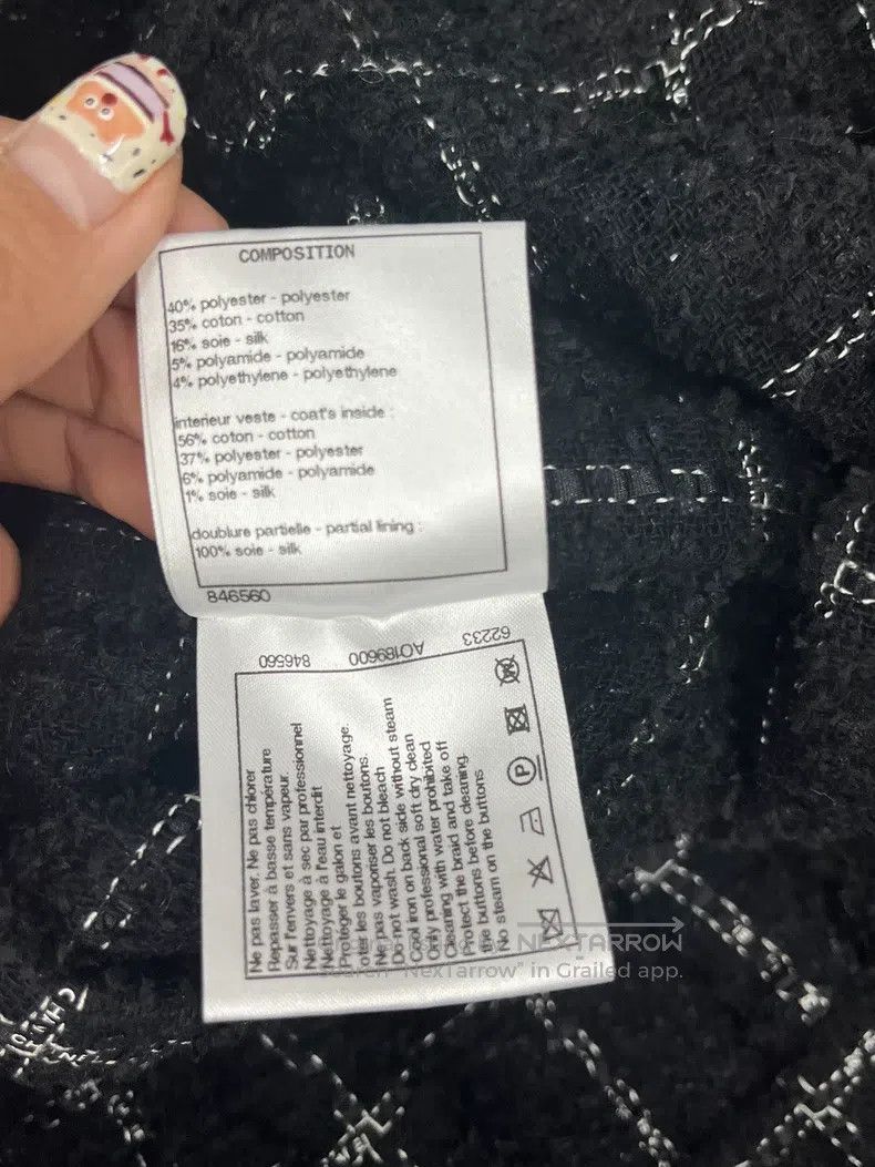 Chanel Chanel Heavy industry black sequin jacket Size XS / US 0-2 / IT 36-38 - 6 Thumbnail