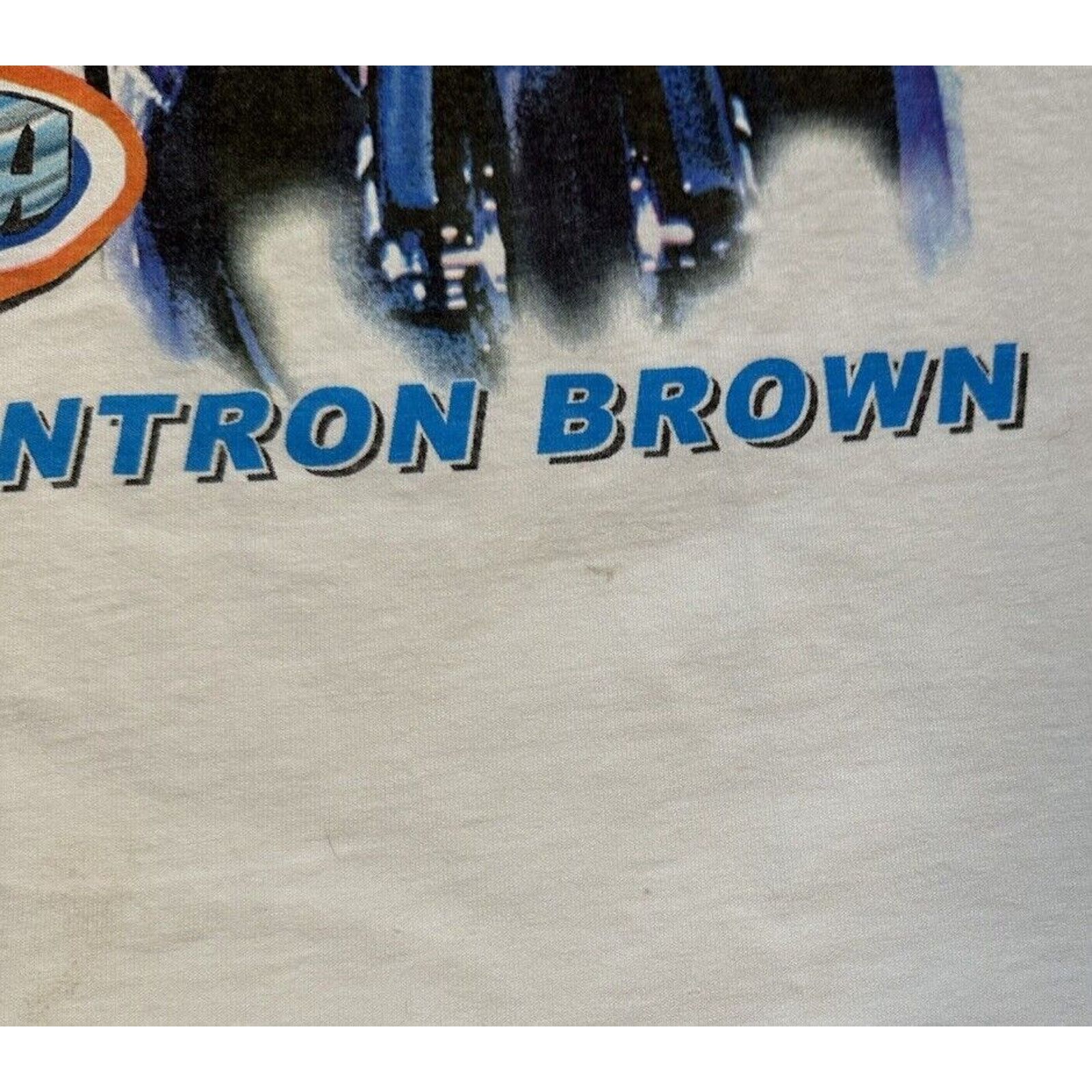 Jerzees Troy Vincents Team Shirt NHRA Shirt Pro Stock Antron Brown Size US L / EU 52-54 / 3 - 11 Thumbnail