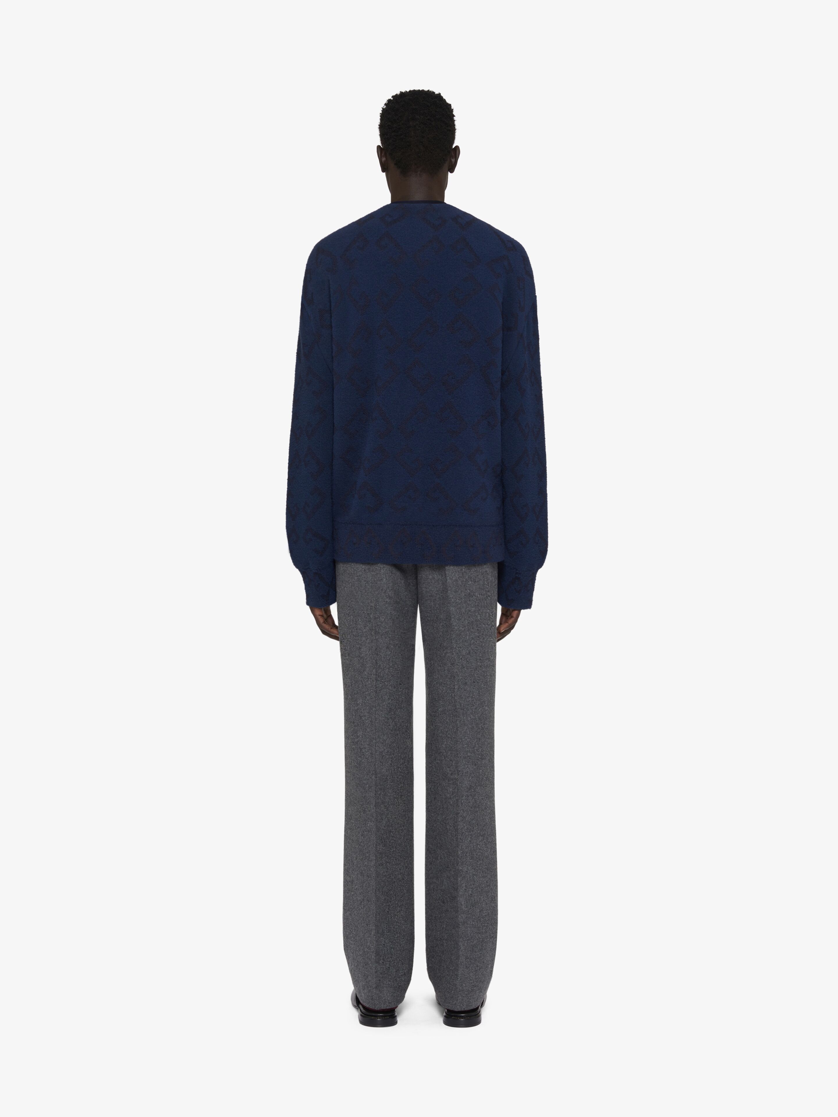 Givenchy oc11z0725 Cardigan Sweater in Dark Blue Size US M / EU 48-50 / 2 - 4 Thumbnail