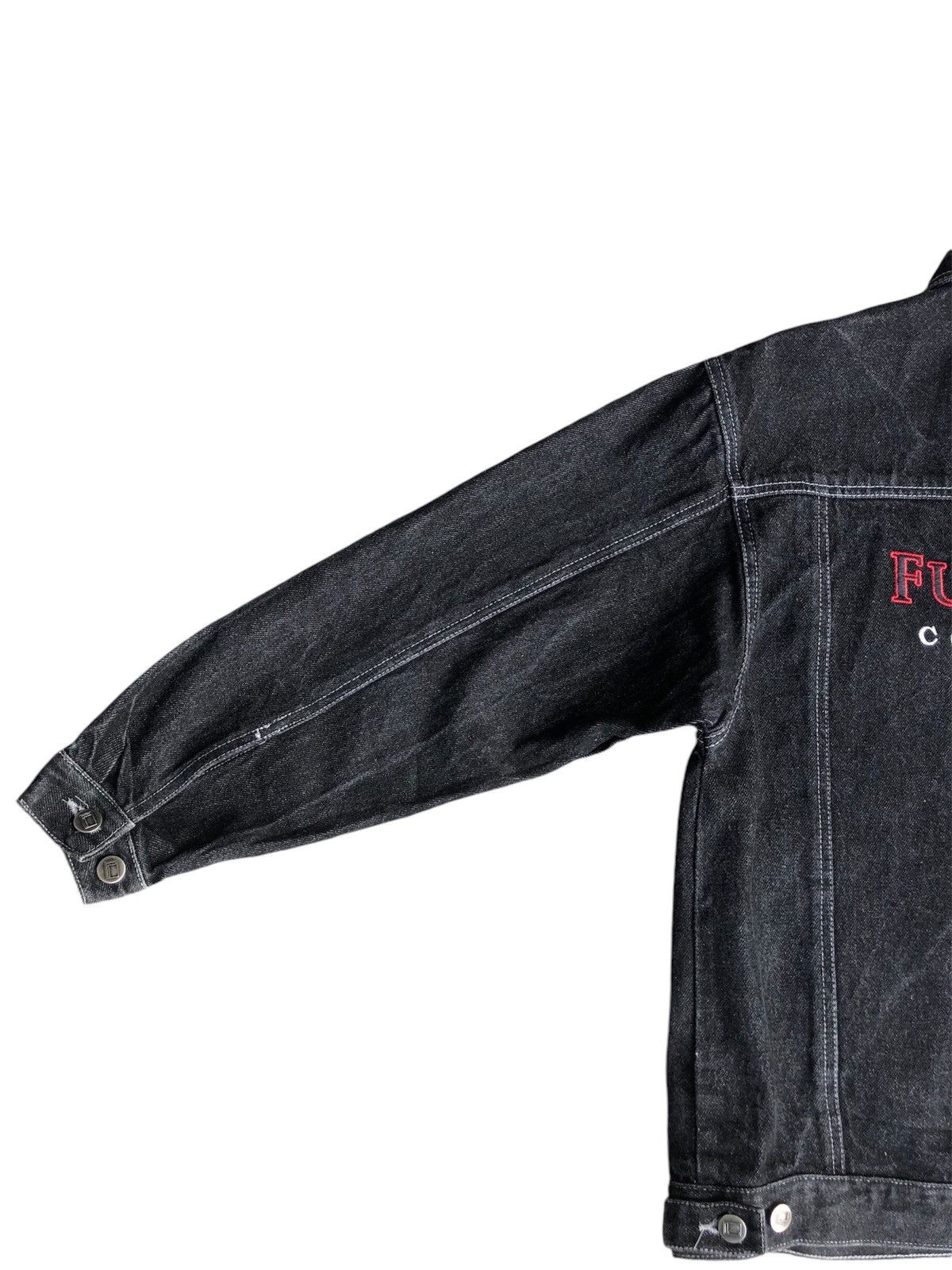 Fubu Y2k Fubu Denim Jacket Embroidered Jeans Size US L / EU 52-54 / 3 - 9 Thumbnail
