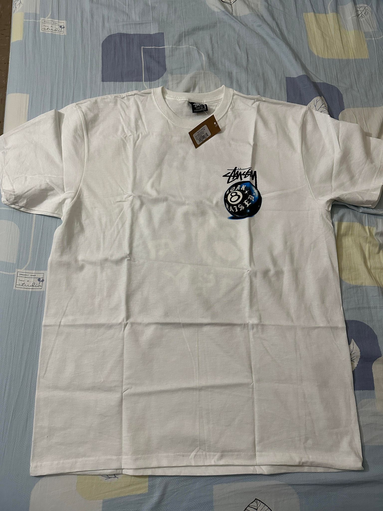 Stussy Born X Raised 8 Ball T Shirt | Grailed