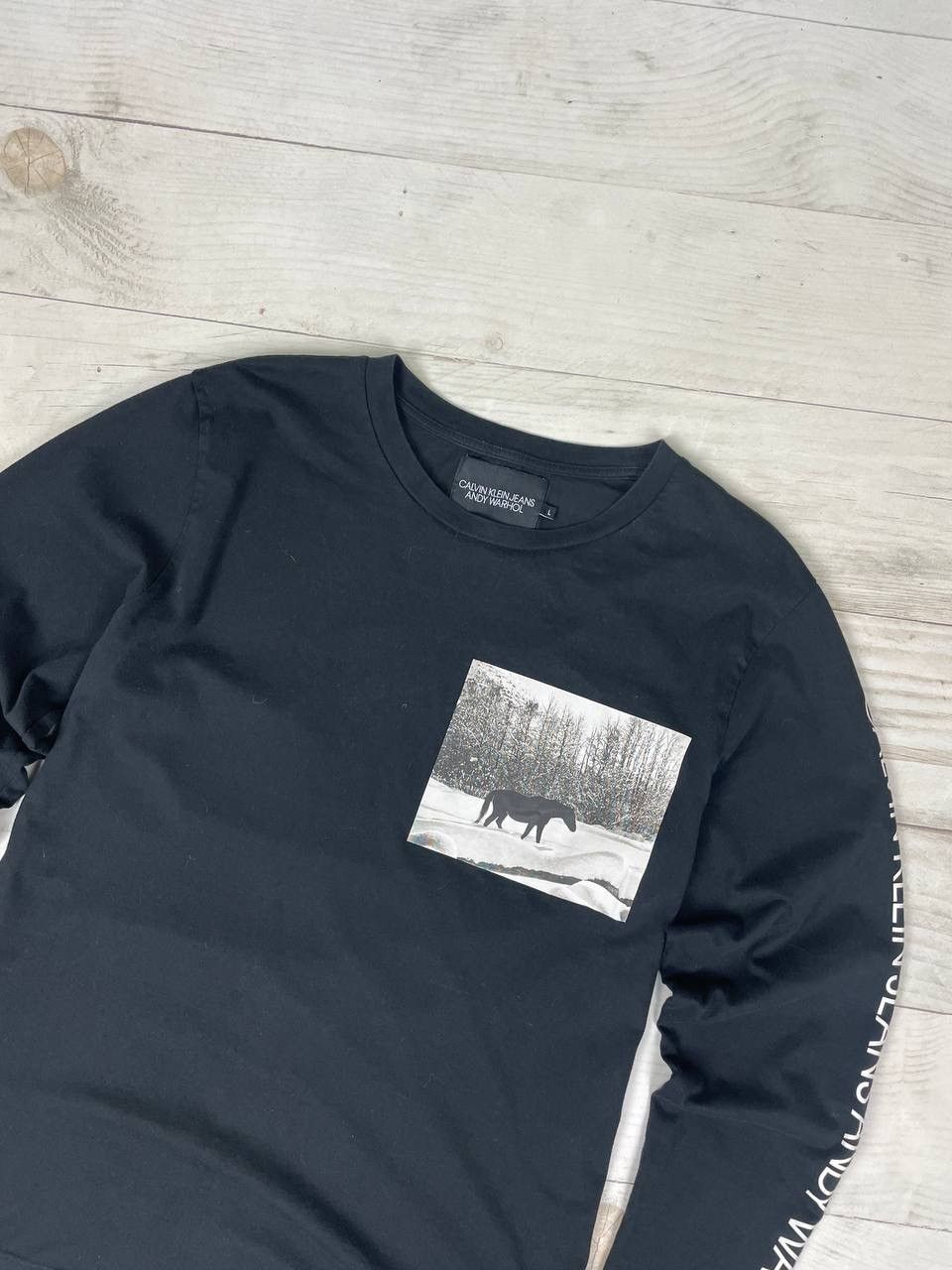 Calvin Klein CALVIN KLEIN JEANS ANDY WARHOL Long Sleeve T Shirt Size US L / EU 52-54 / 3 - 2 Thumbnail