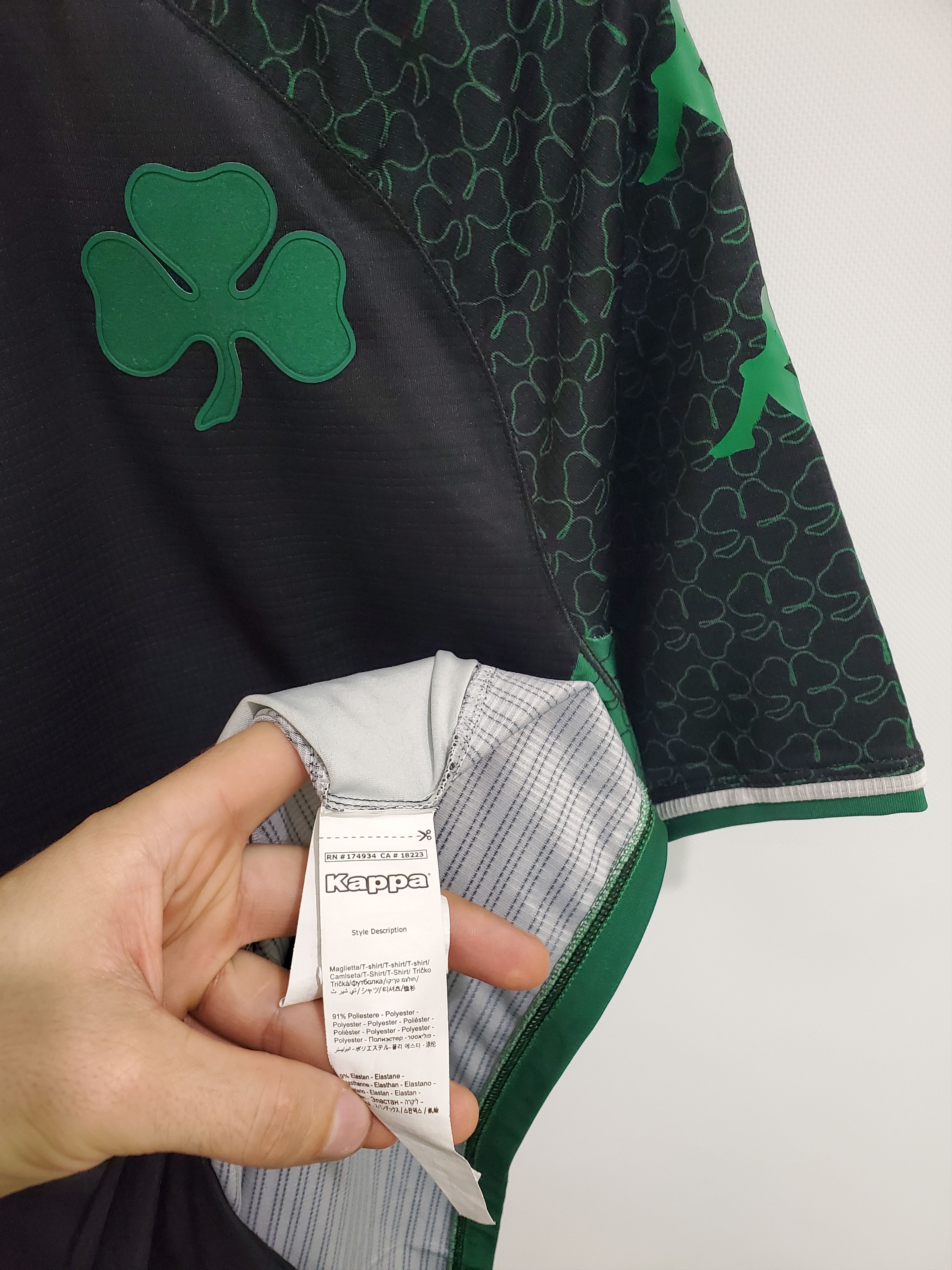 Kappa Panathinaikos B 2021-22 Away soccer jersey size M Size US M / EU 48-50 / 2 - 7 Thumbnail