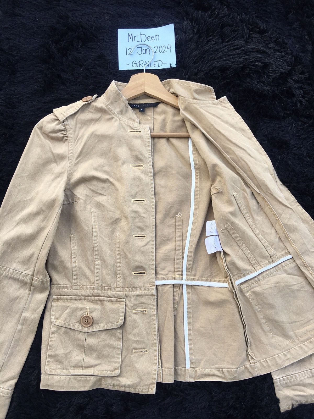 Marc Jacobs Rare Vintage Marc Jacobs Buttons Jacket Size S / US 4 / IT 40 - 6 Thumbnail