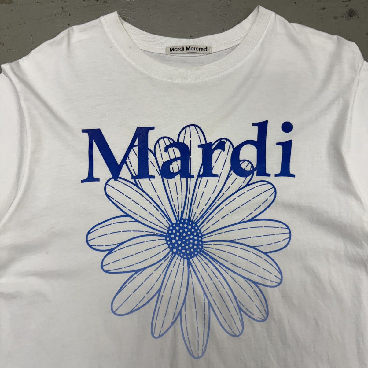 Japanese Brand Mardi Mercredi Flower Tee Size M / US 6-8 / IT 42-44 - 2 Thumbnail