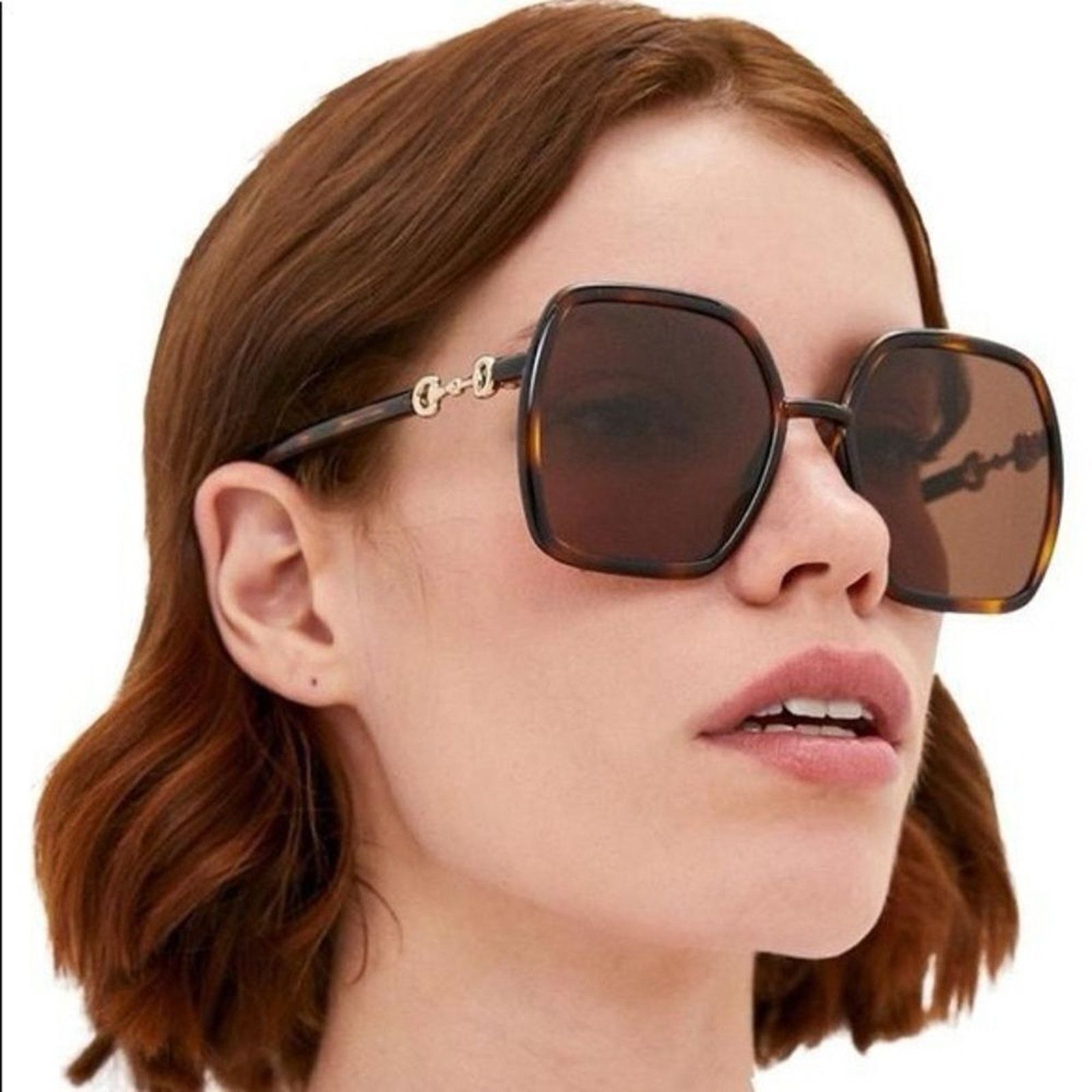 Gucci BRAND NEW GUCCI GG0890S 002 Havana Women Sunglasses Size ONE SIZE - 13 Thumbnail