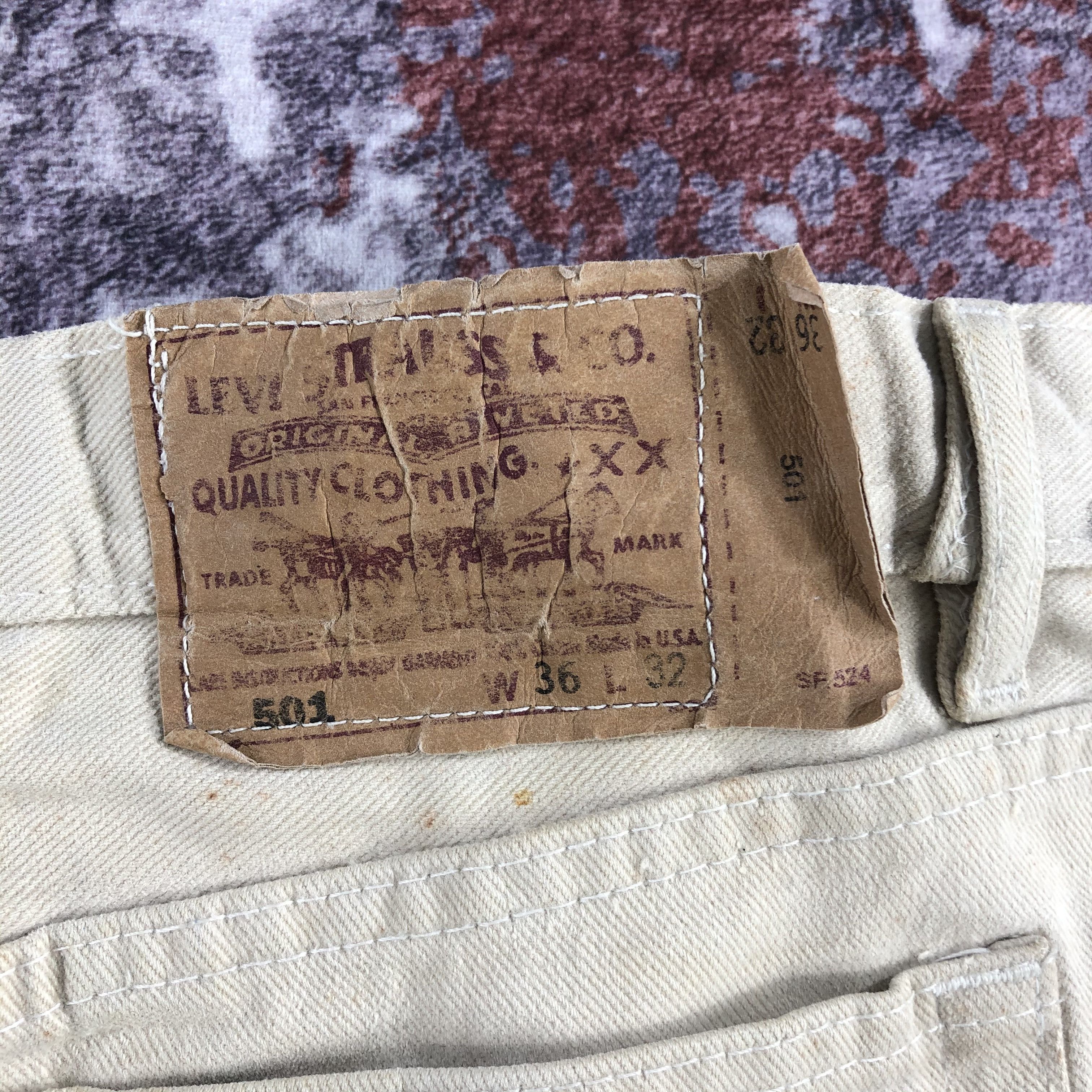 Levi's × Vintage Vintage 90s Levis 501 Jeans-JM2521 Size US 36 / EU 52 - 6 Thumbnail