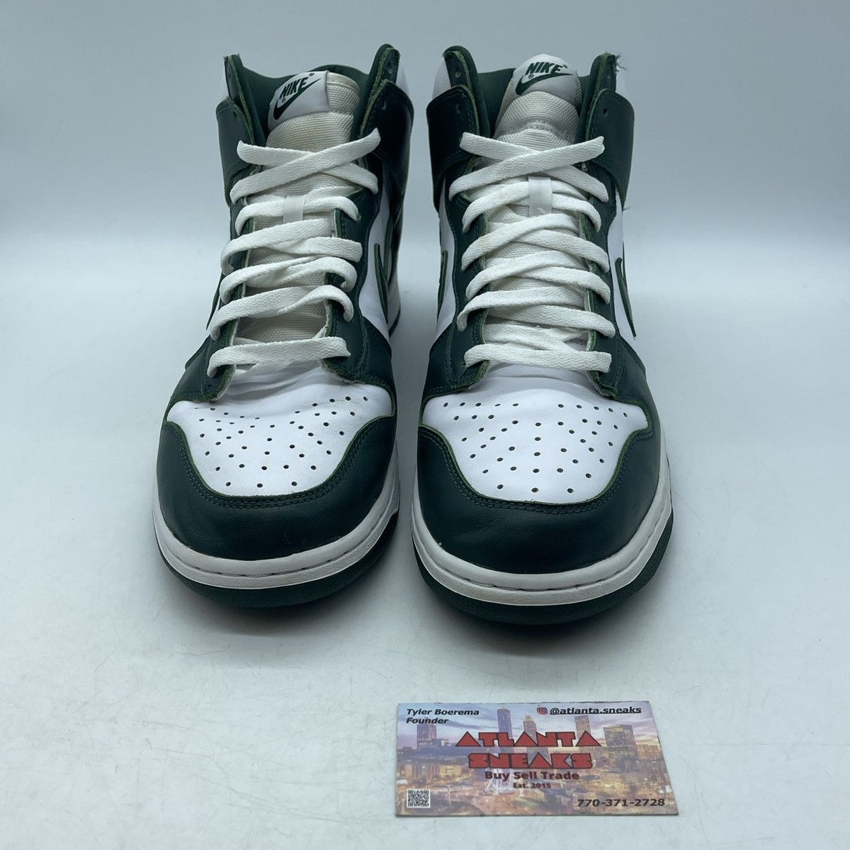 Nike Dunk low spartan green Size US 12 / EU 45 - 2 Thumbnail