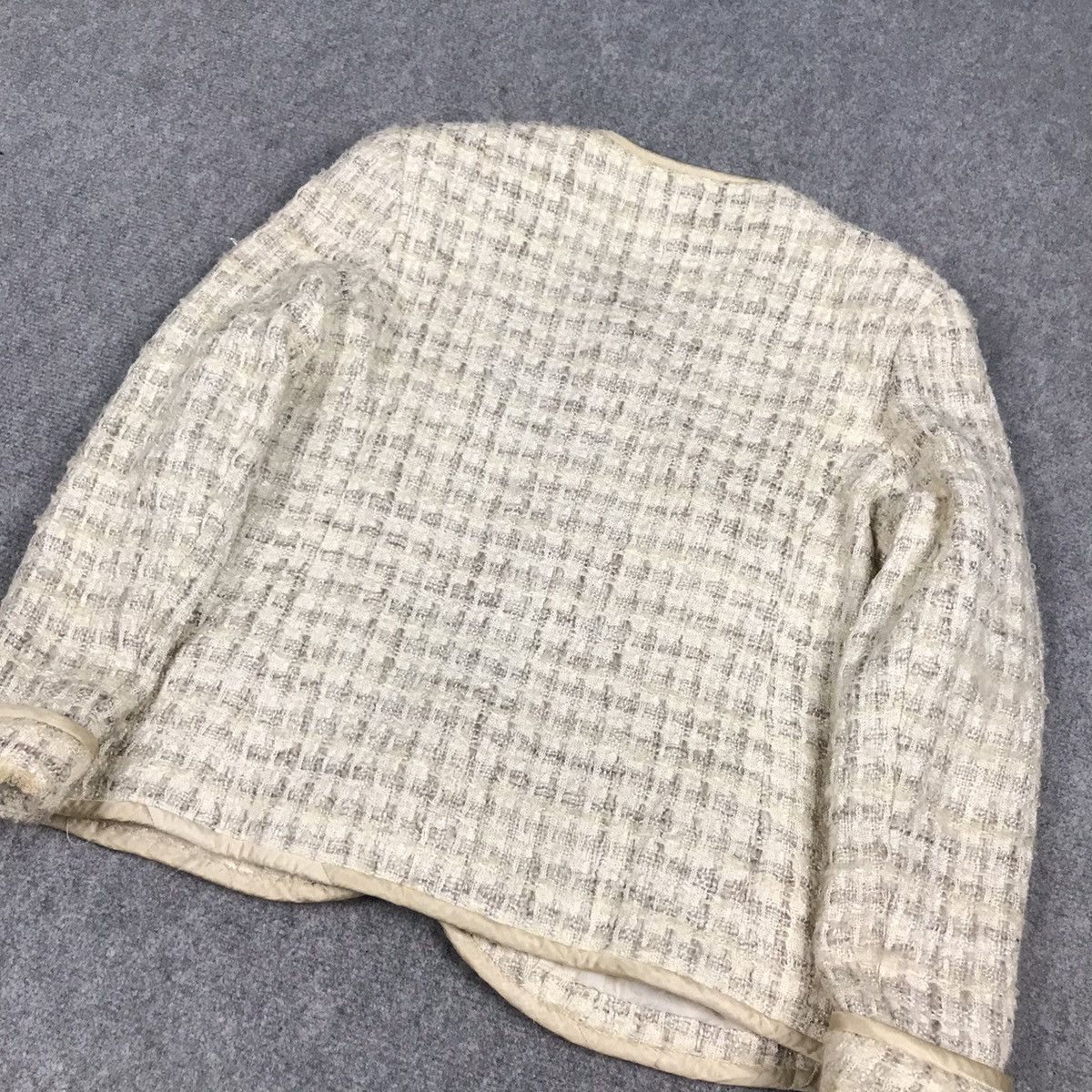 Japanese Brand HIROKO NAKAJIMA JAPAN TWEED COAT JACKET Size S / US 4 / IT 40 - 10 Thumbnail