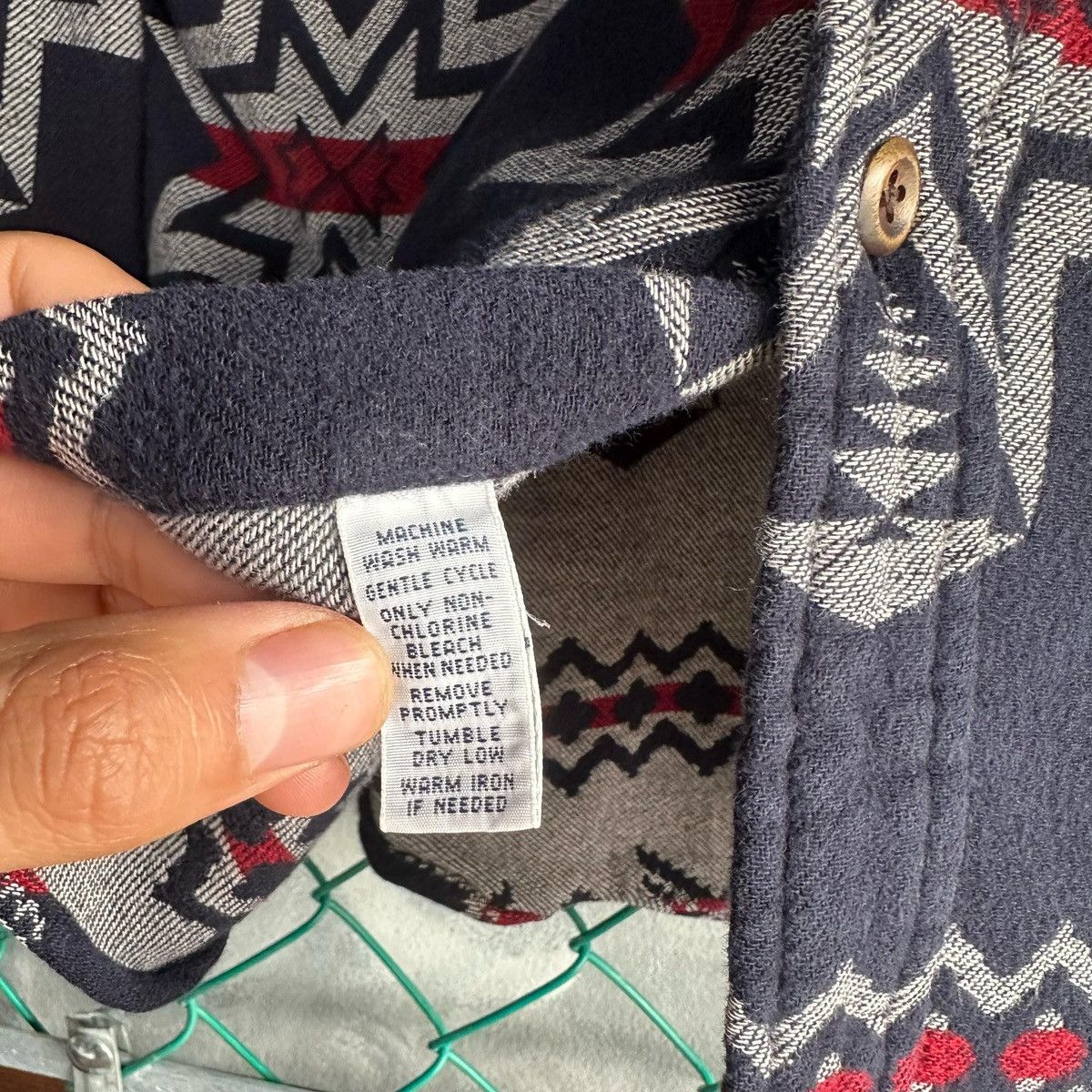 Polo Ralph Lauren × Vintage Polo Ralph Lauren Jacquard Overshirt Heavy Moose Southwest Size US S / EU 44-46 / 1 - 6 Thumbnail