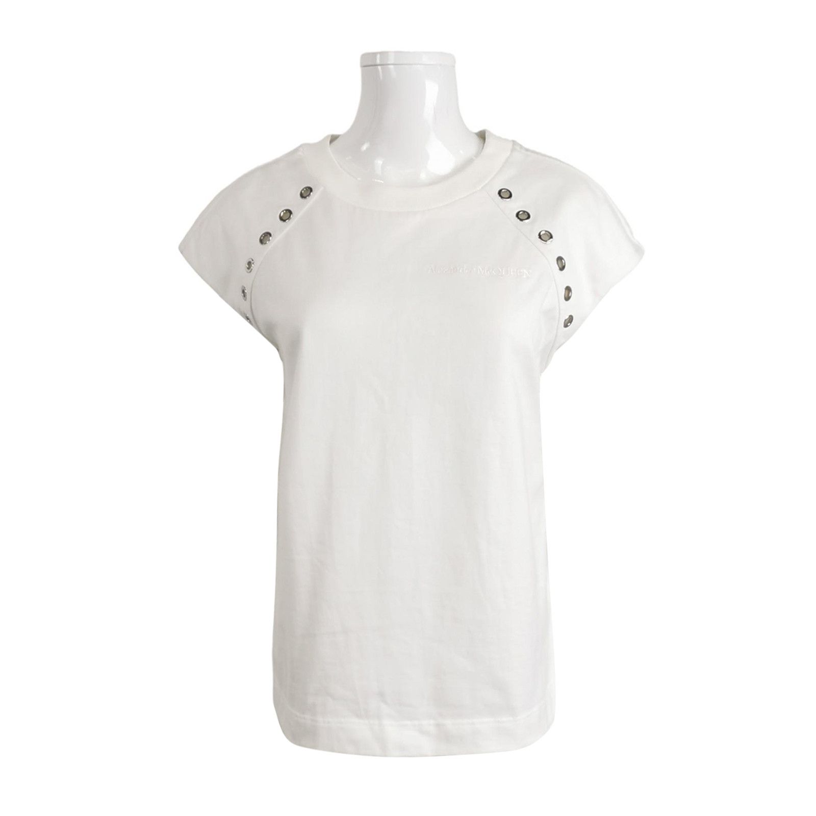 Alexander McQueen Alexander McQueen Women s Short Sleeve Shirts Size S / US 4 / IT 40 - 1 Thumbnail