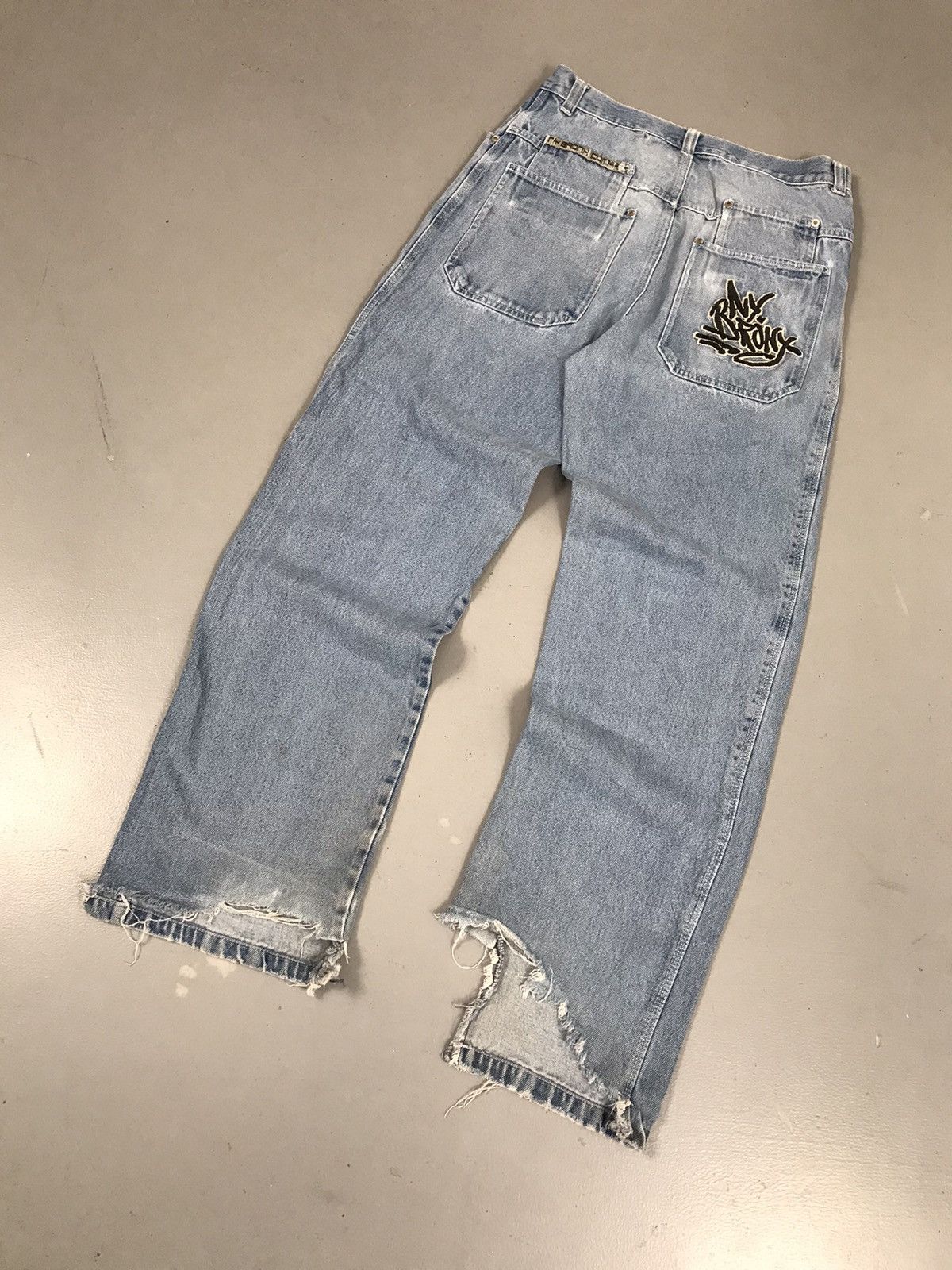JNCO × Southpole × Vintage Vintage Y2K wxy embroidered denim Size US 31 - 2 Thumbnail