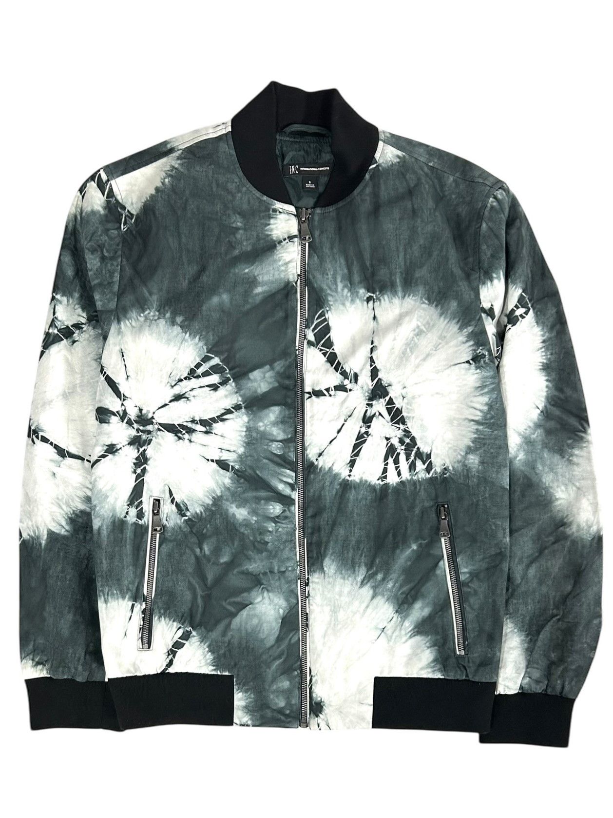 I.N.C INC Bleached Zip Cotton Bomber Jacket Size US S / EU 44-46 / 1 - 1 Thumbnail