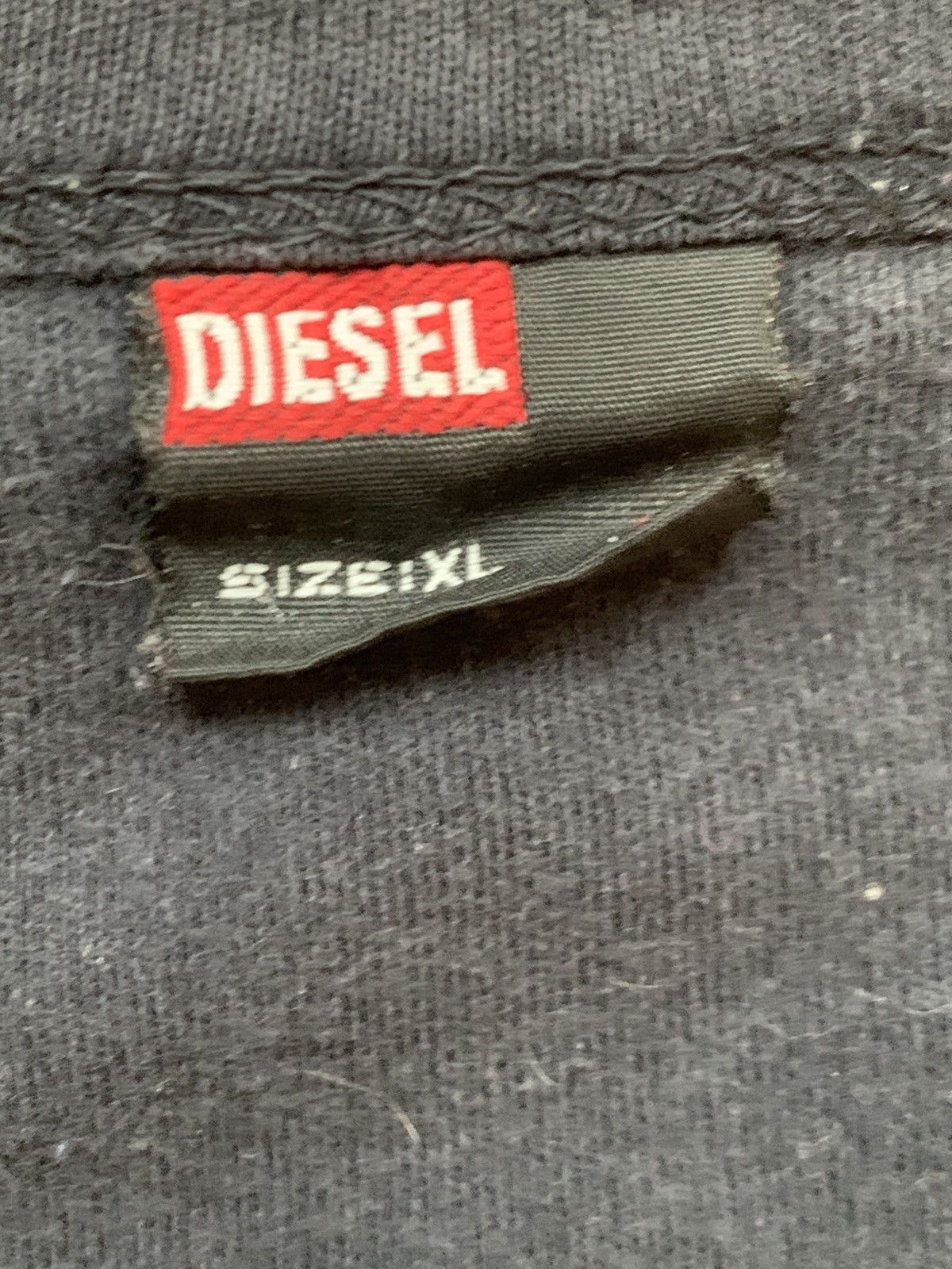 Diesel Diesel | Navy Long Sleeve Shirt with Orange Detailing Size US XL / EU 56 / 4 - 4 Thumbnail