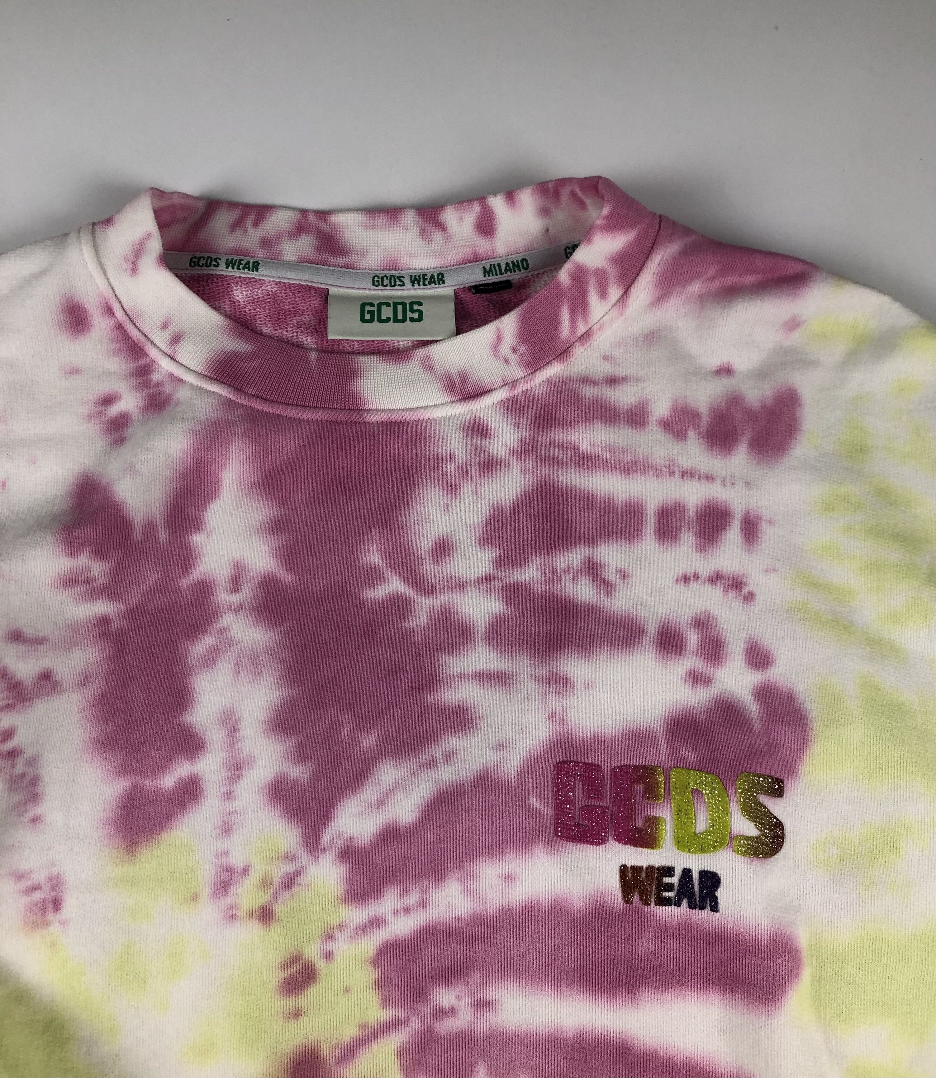 GCDS GCDS Wear Milano Tie-Dye Logo Sweatshirt Size US M / EU 48-50 / 2 - 5 Thumbnail