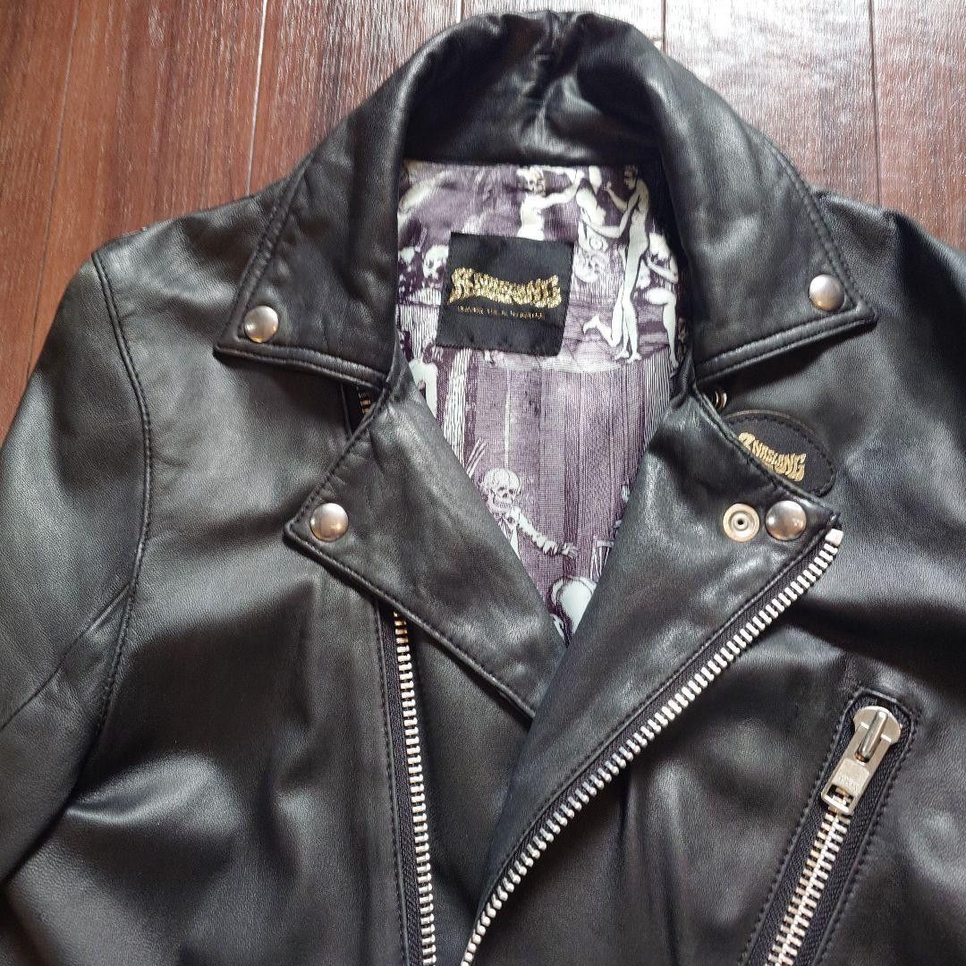 Japanese Brand Vintage RNA Anaslang Double riders jacket Size M / US 6-8 / IT 42-44 - 4 Thumbnail