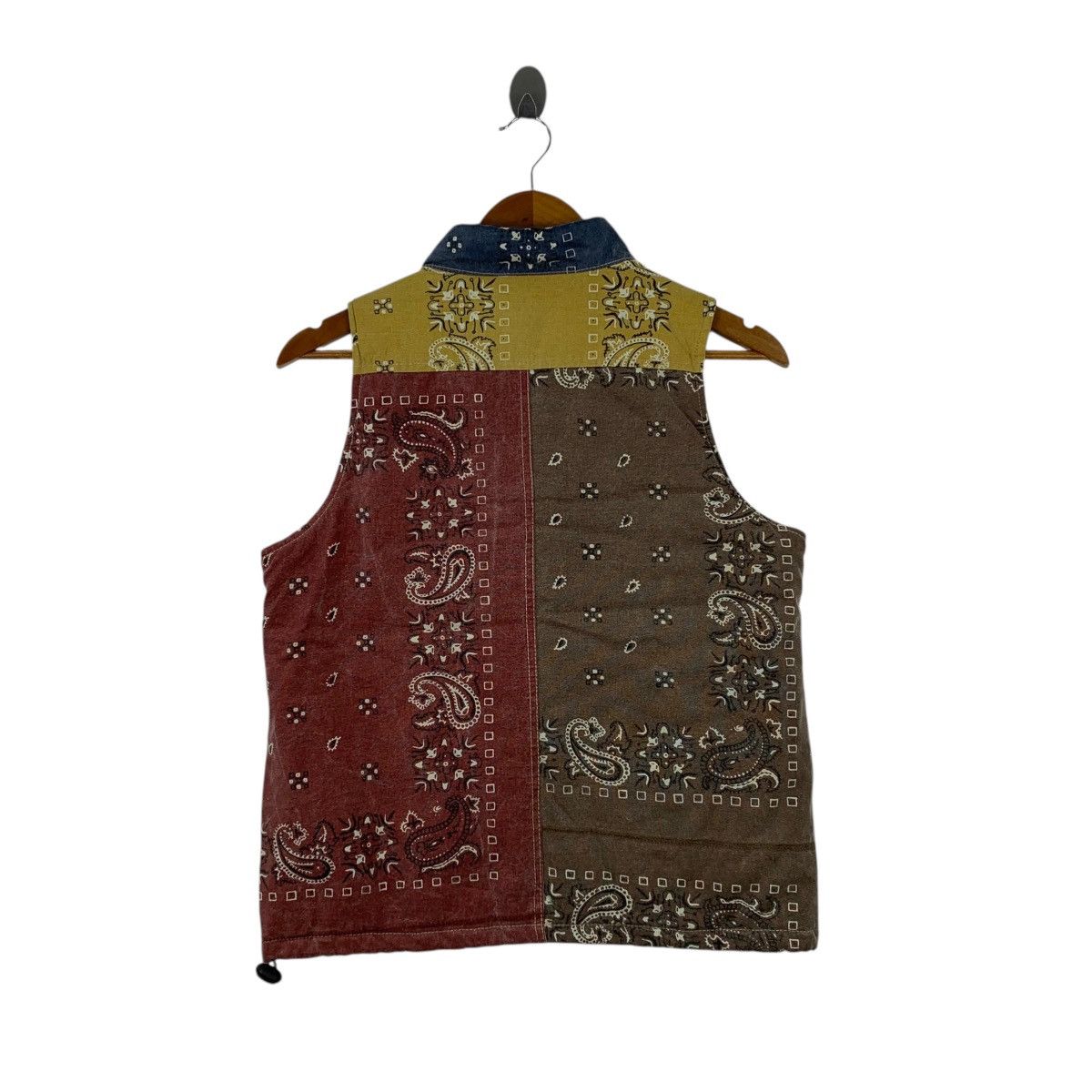 Japanese Brand OLD BETTY’S Japanese Brand Bandana Paisley Desig Vest Jacket Size US S / EU 44-46 / 1 - 2 Thumbnail